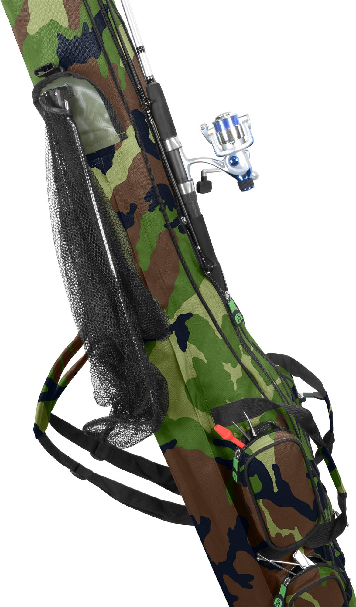 Rutentasche Rutenfutteral 160 cm Anglertasche Ruten-Trasnporttasche Angeltasche