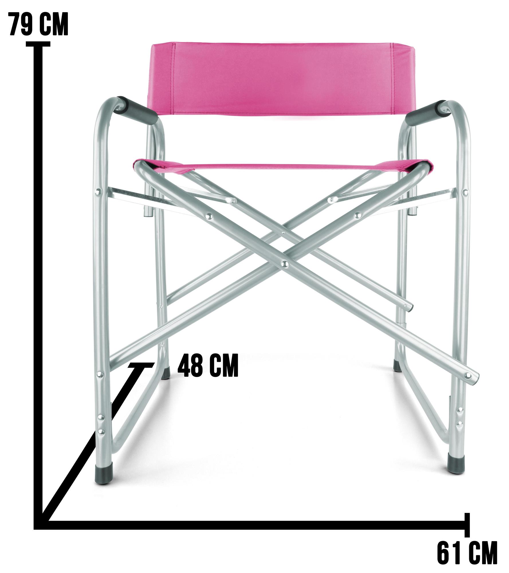 Campingstuhl Regiestul Faltstuhl mit Armlehnen faltbar bis 150 Kg Deck Chair