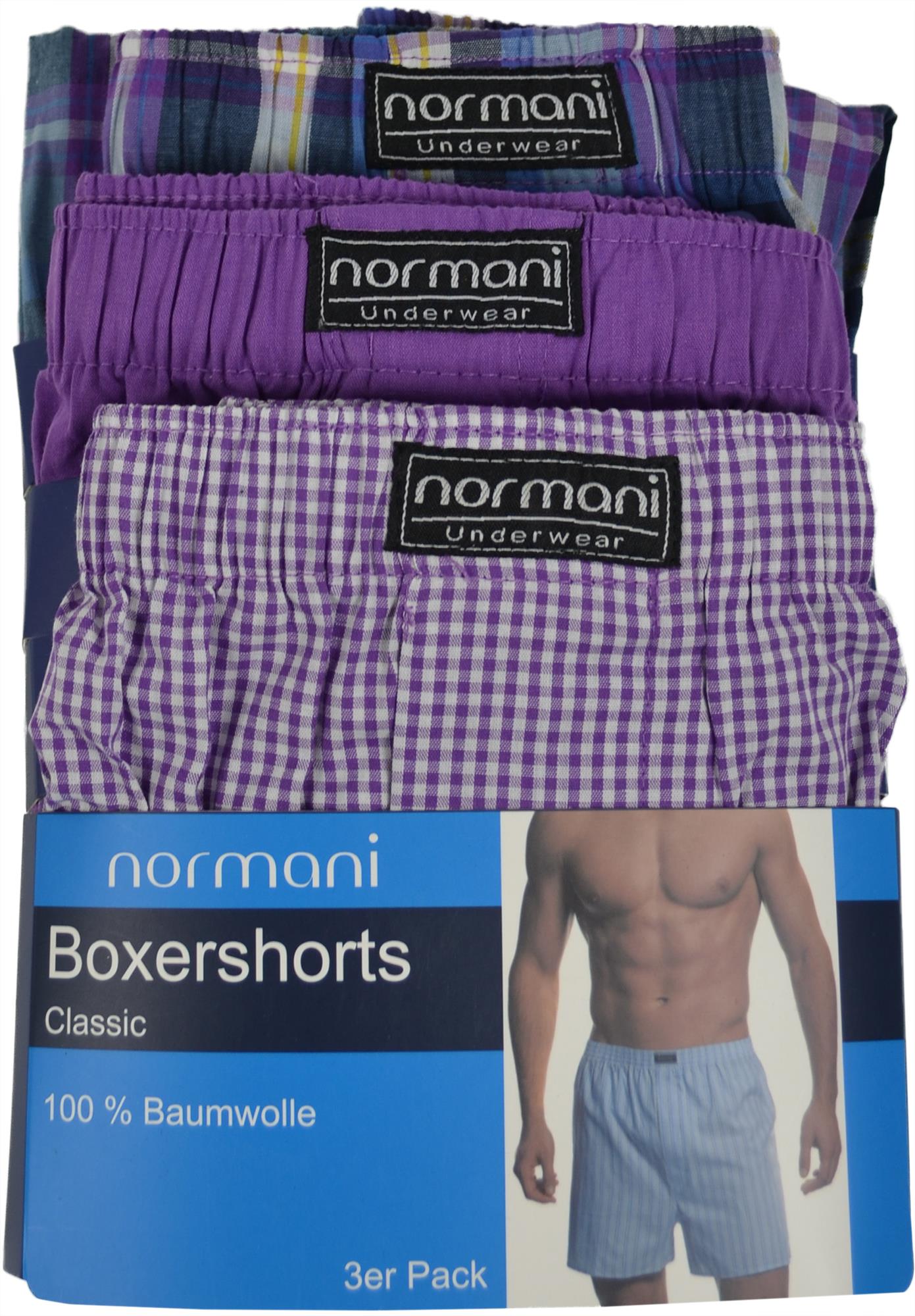 Hochwertige Herren Boxershorts im 3er Pack S - 4XL Webboxer Unterhosen 100% BW - Bild 16 von 37