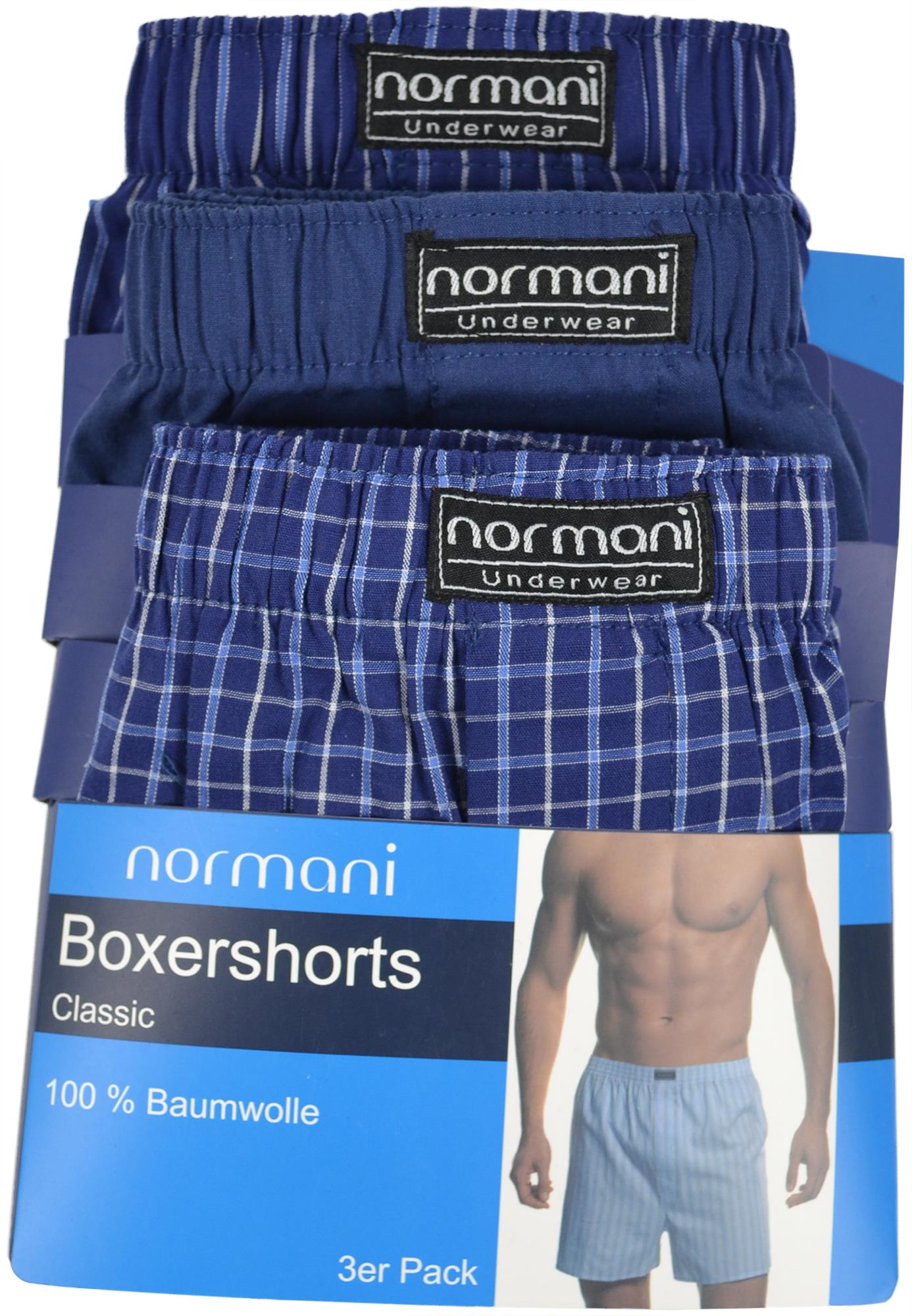 Hochwertige Herren Boxershorts im 3er Pack S - 4XL Webboxer Unterhosen 100% BW - Bild 21 von 37