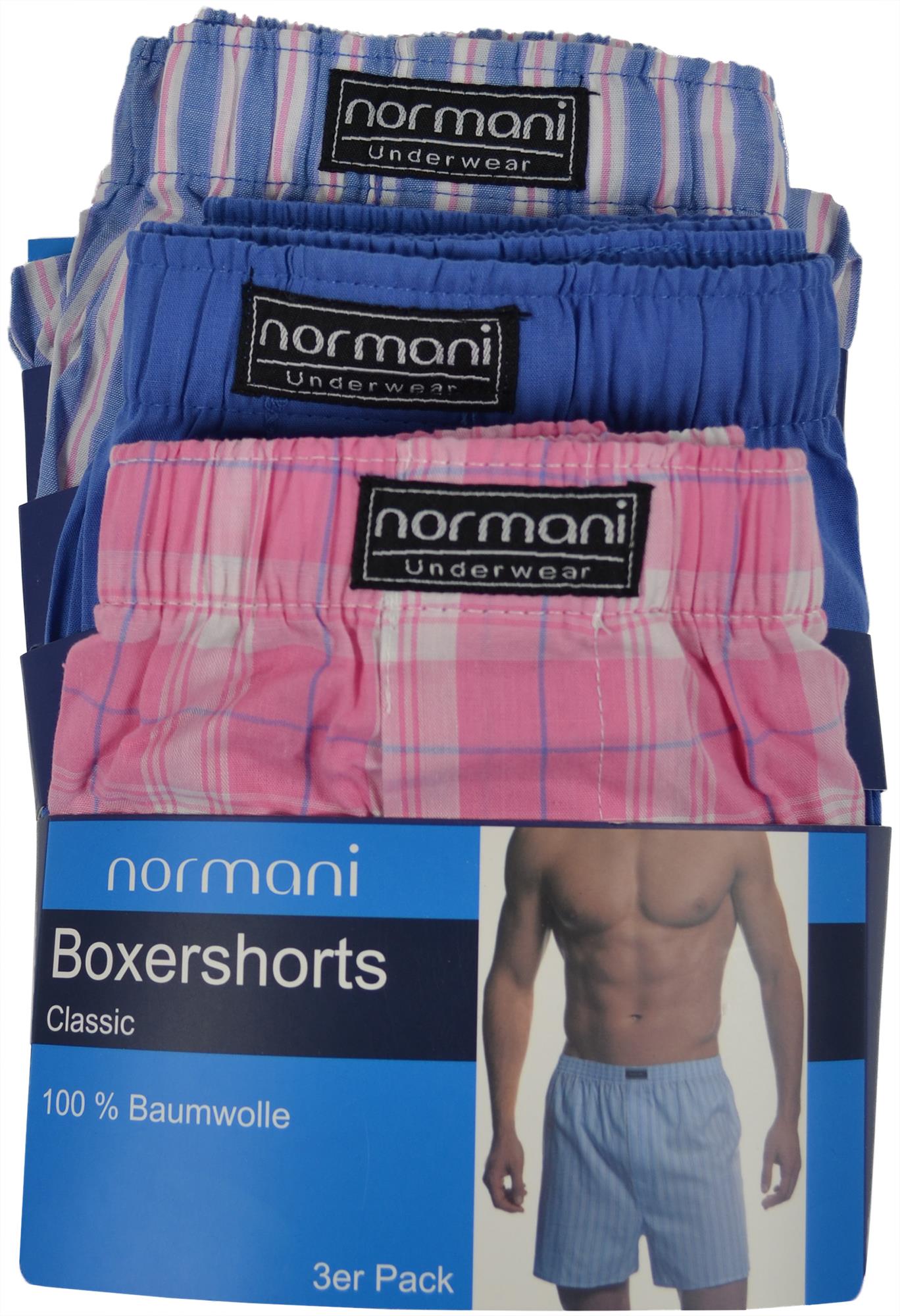 Hochwertige Herren Boxershorts im 3er Pack S - 4XL Webboxer Unterhosen 100% BW - Bild 26 von 37