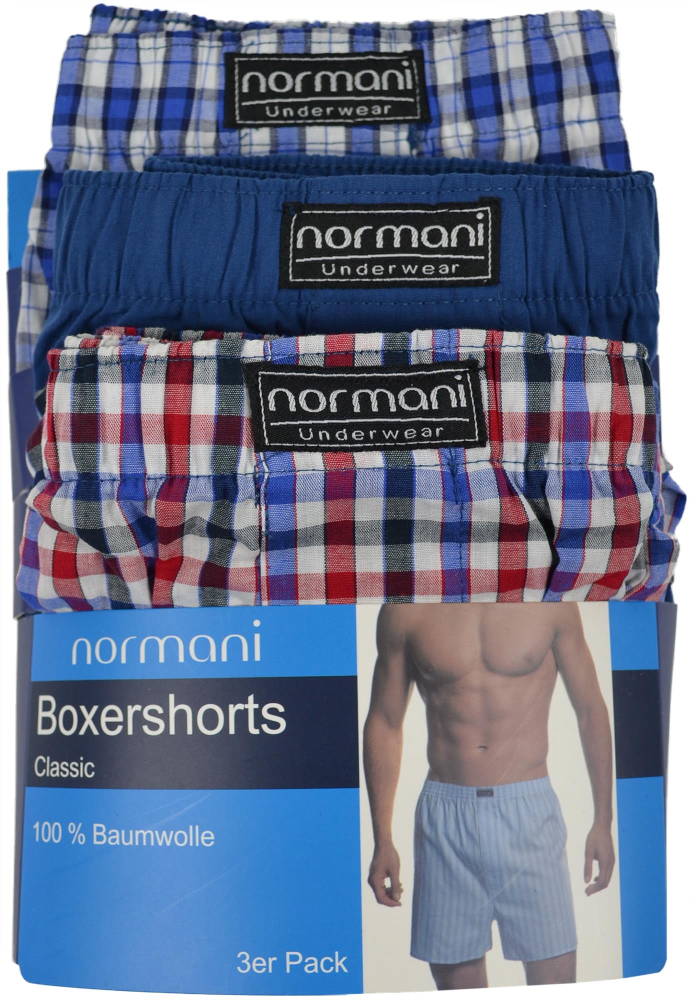 Hochwertige Herren Boxershorts im 3er Pack S - 4XL Webboxer Unterhosen 100% BW - Bild 31 von 37