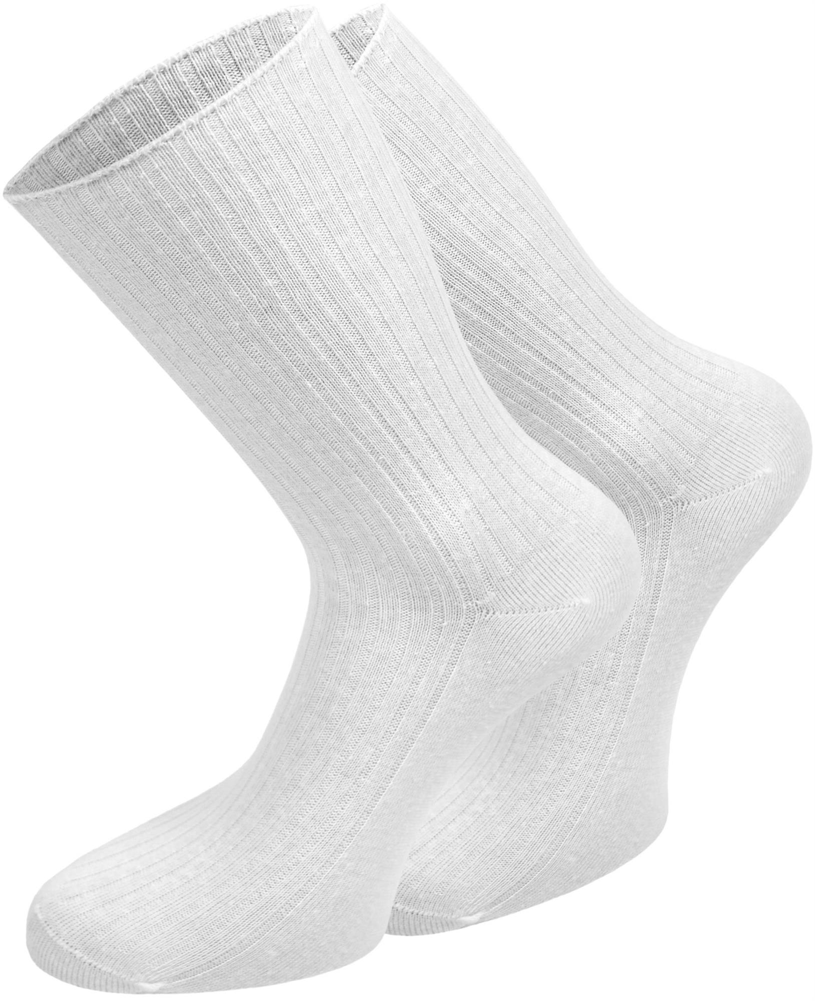 10 Paar Weiße 100% Baumwolle Arzt Klinik Diabetiker socken weiches naht 35 - 50 - Bild 3 von 8