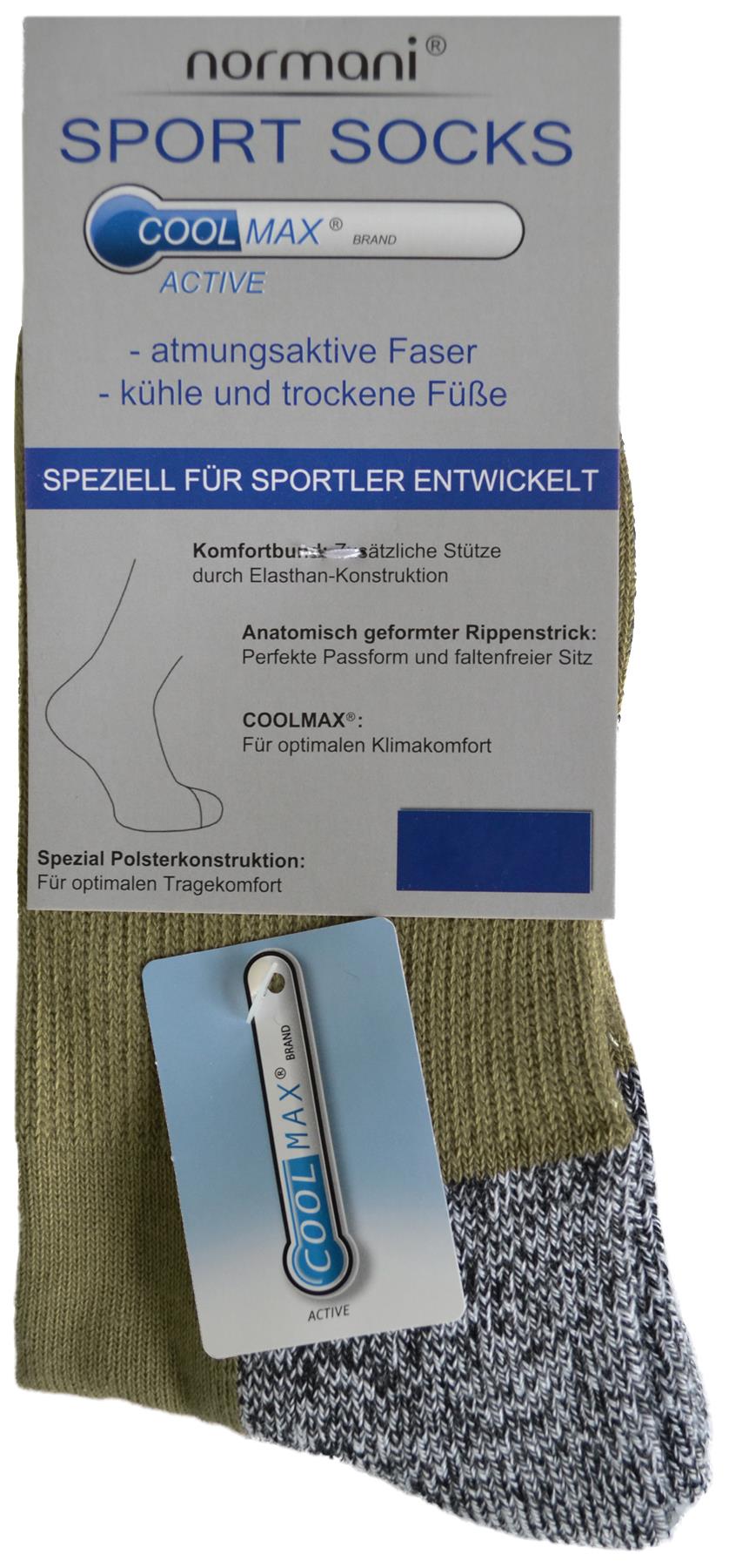2 Paar Coolmax Trekking-Funktionssocken | Sportsocke | Trekkingsocke | Laufsocke - Bild 11 von 17