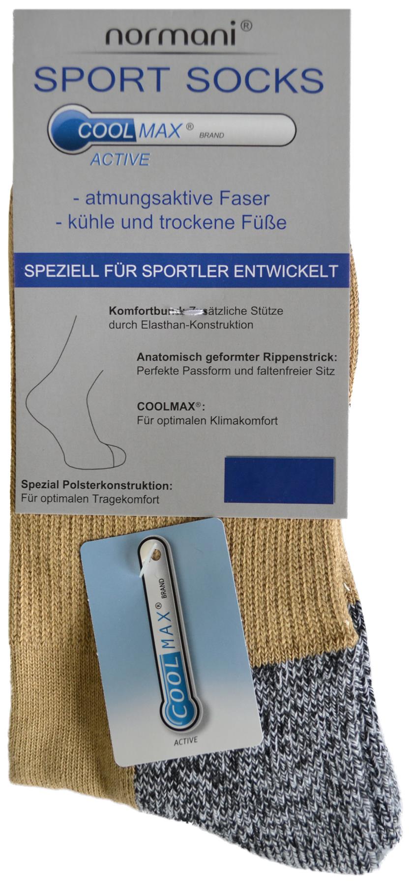 2 Paar Coolmax Trekking-Funktionssocken | Sportsocke | Trekkingsocke | Laufsocke - Bild 7 von 17