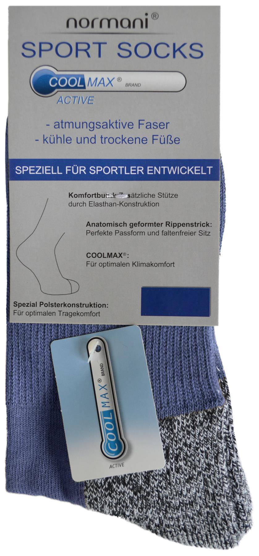 2 Paar Coolmax Trekking-Funktionssocken | Sportsocke | Trekkingsocke | Laufsocke - Bild 15 von 17