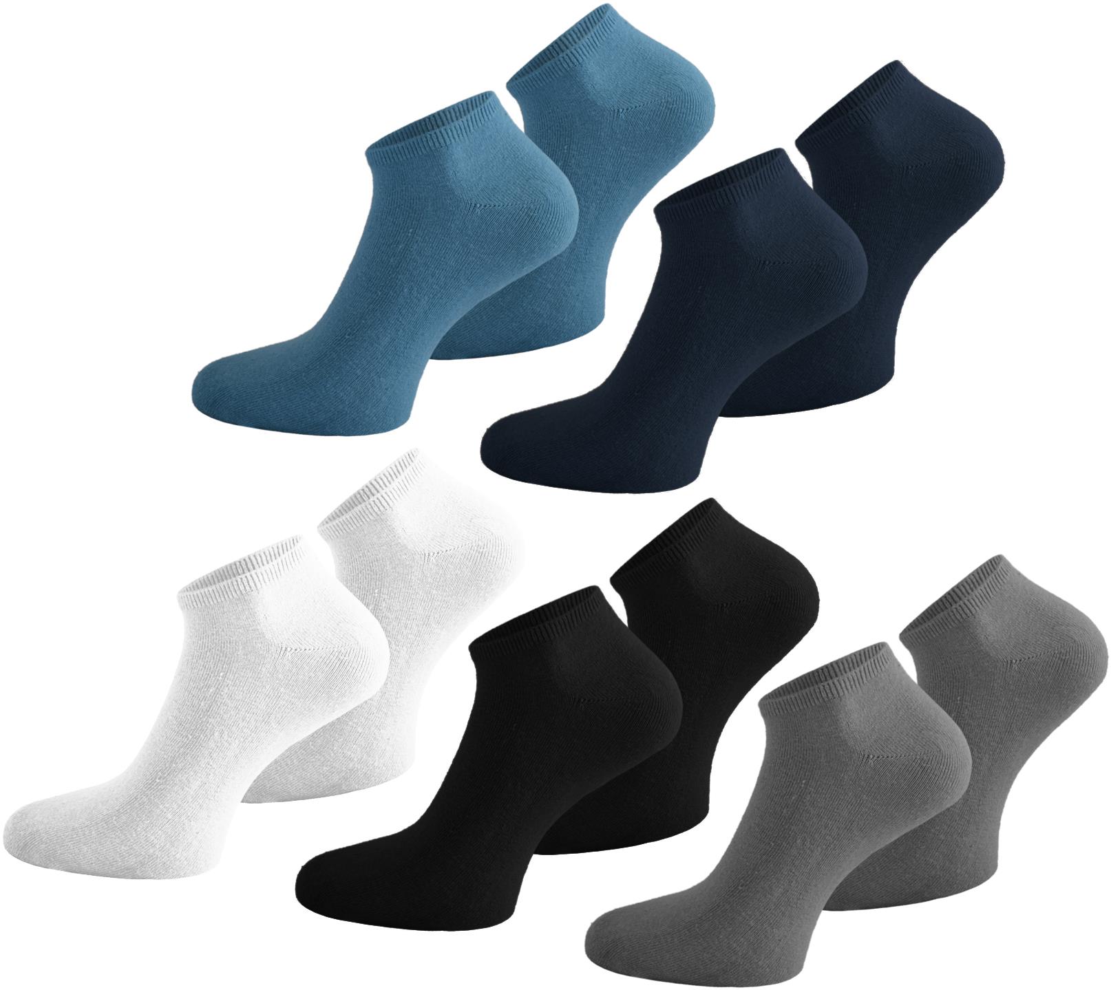 10 Paar normani® American Sneaker Socken Sneaker Freizeit socken Gr.35-50 - Bild 33 von 41