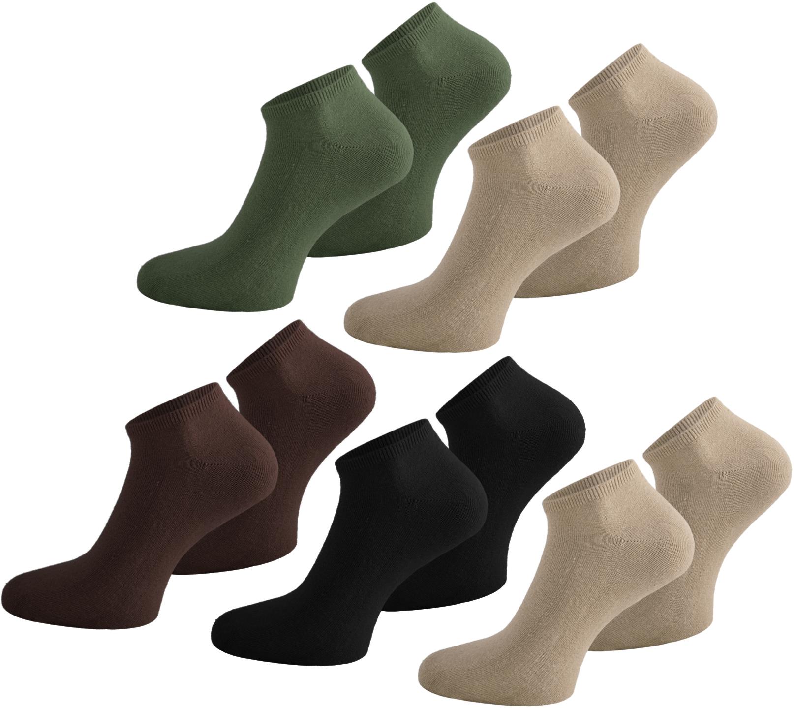 10 Paar normani® American Sneaker Socken Sneaker Freizeit socken Gr.35-50 - Bild 38 von 41