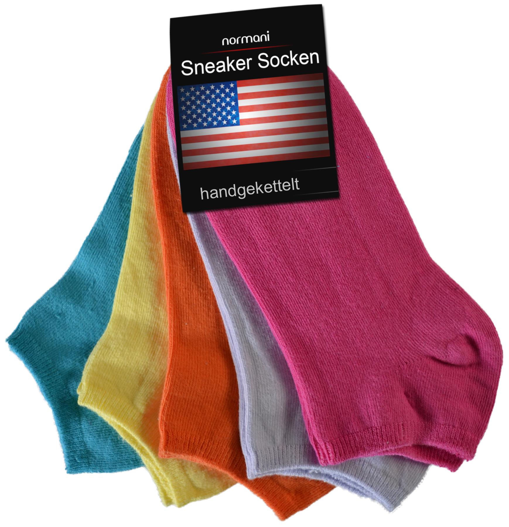 10 Paar normani® American Sneaker Socken Sneaker Freizeit socken Gr.35-50 - Bild 20 von 41