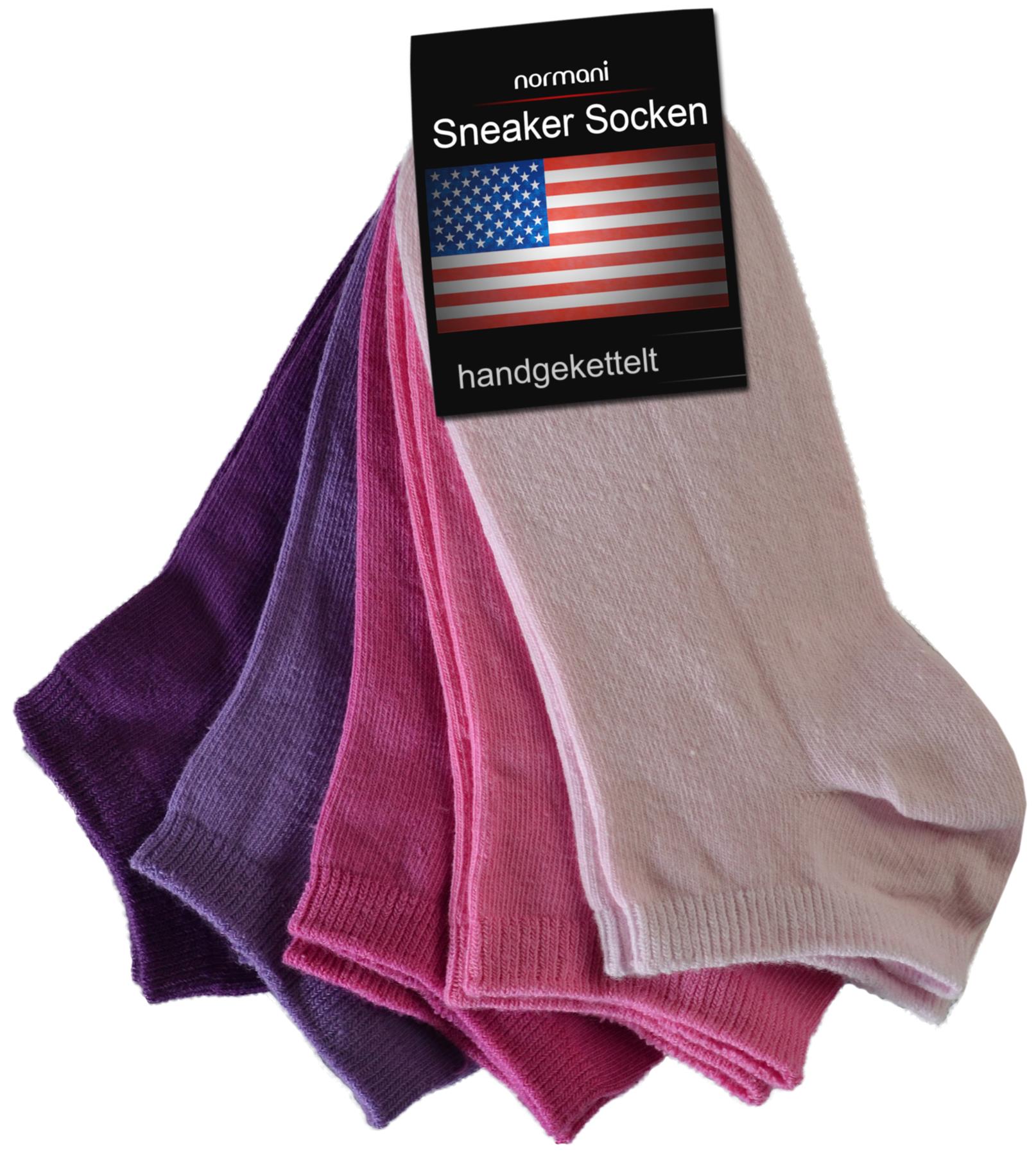 10 Paar normani® American Sneaker Socken Sneaker Freizeit socken Gr.35-50 - Bild 25 von 41