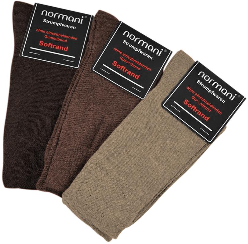 6 Paar Herren Socken mit Frottee Sohle ohne einschneiden dem Gummibund 