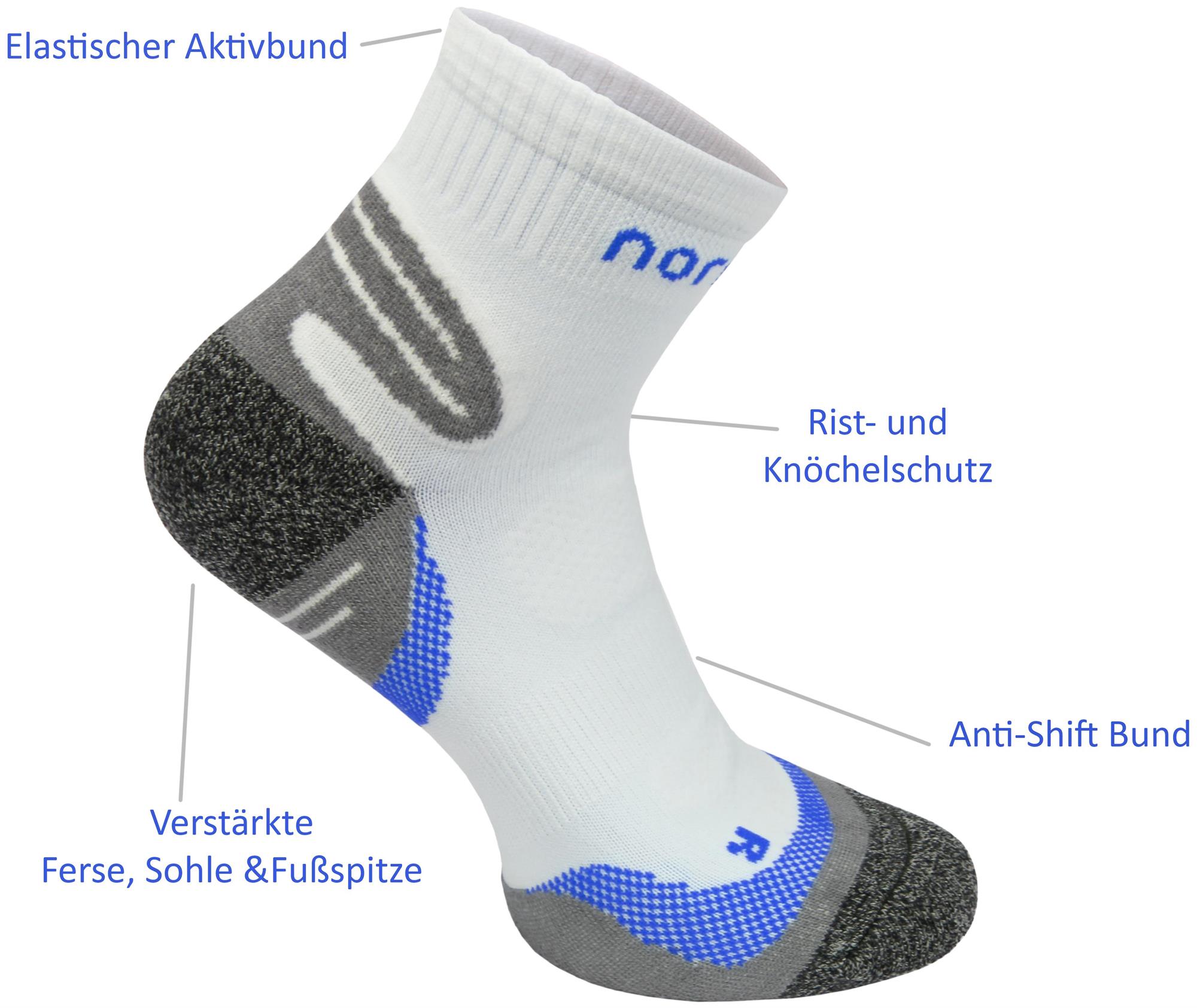 3 Paar Kurzschaft-Sportsocken mit verstärkter Sohle und Frotteepolster - Bild 16 von 21
