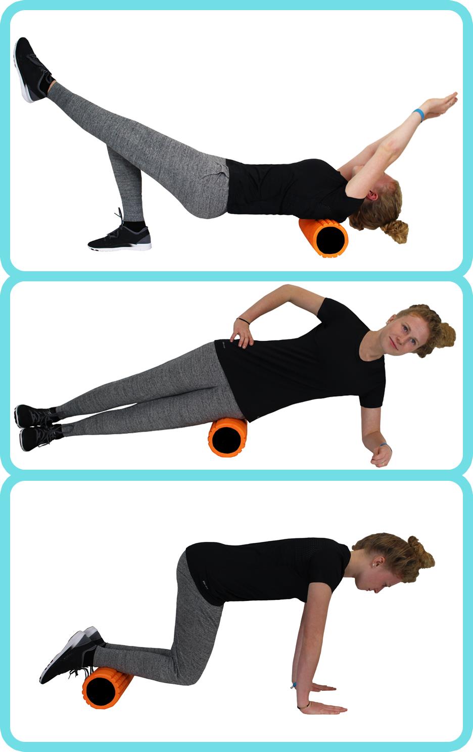 normani SPORTS® "SQUARE" Faszienrolle Fitness Foam Roller Yoga Training Pilates - Bild 6 von 12