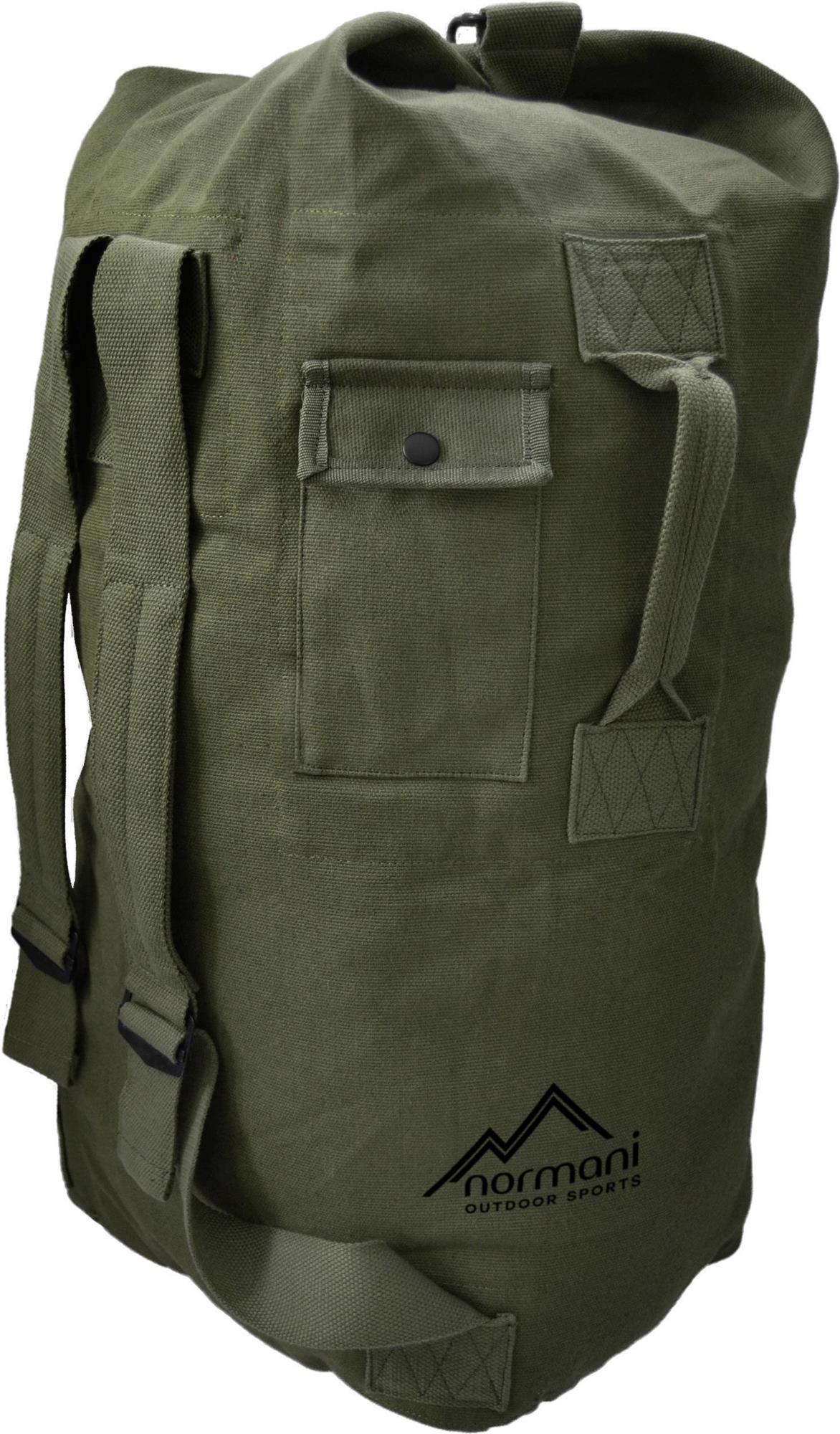 US Seesack Canvas Doppelgurt BW Rucksack -20 / 30 / 50 / 90 Liter Transportsack - Bild 8 von 33
