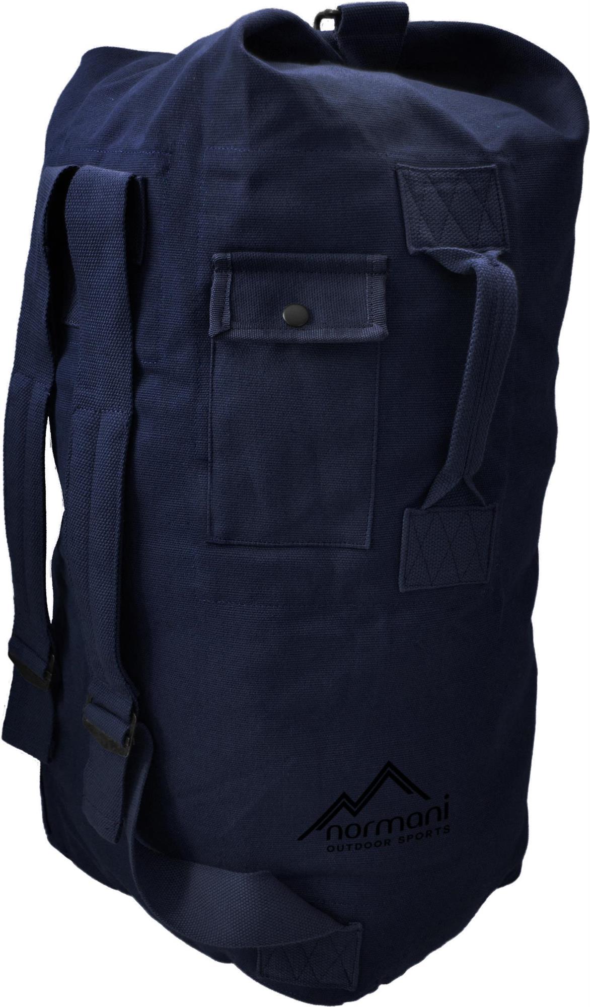 US Seesack Canvas Doppelgurt BW Rucksack -20 / 30 / 50 / 90 Liter Transportsack - Bild 11 von 33