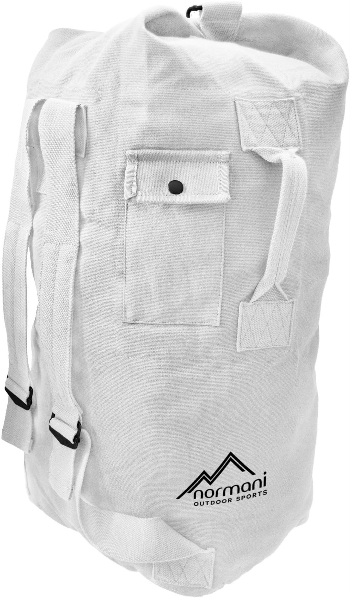 US Seesack Canvas Doppelgurt BW Rucksack -20 / 30 / 50 / 90 Liter Transportsack - Bild 14 von 33