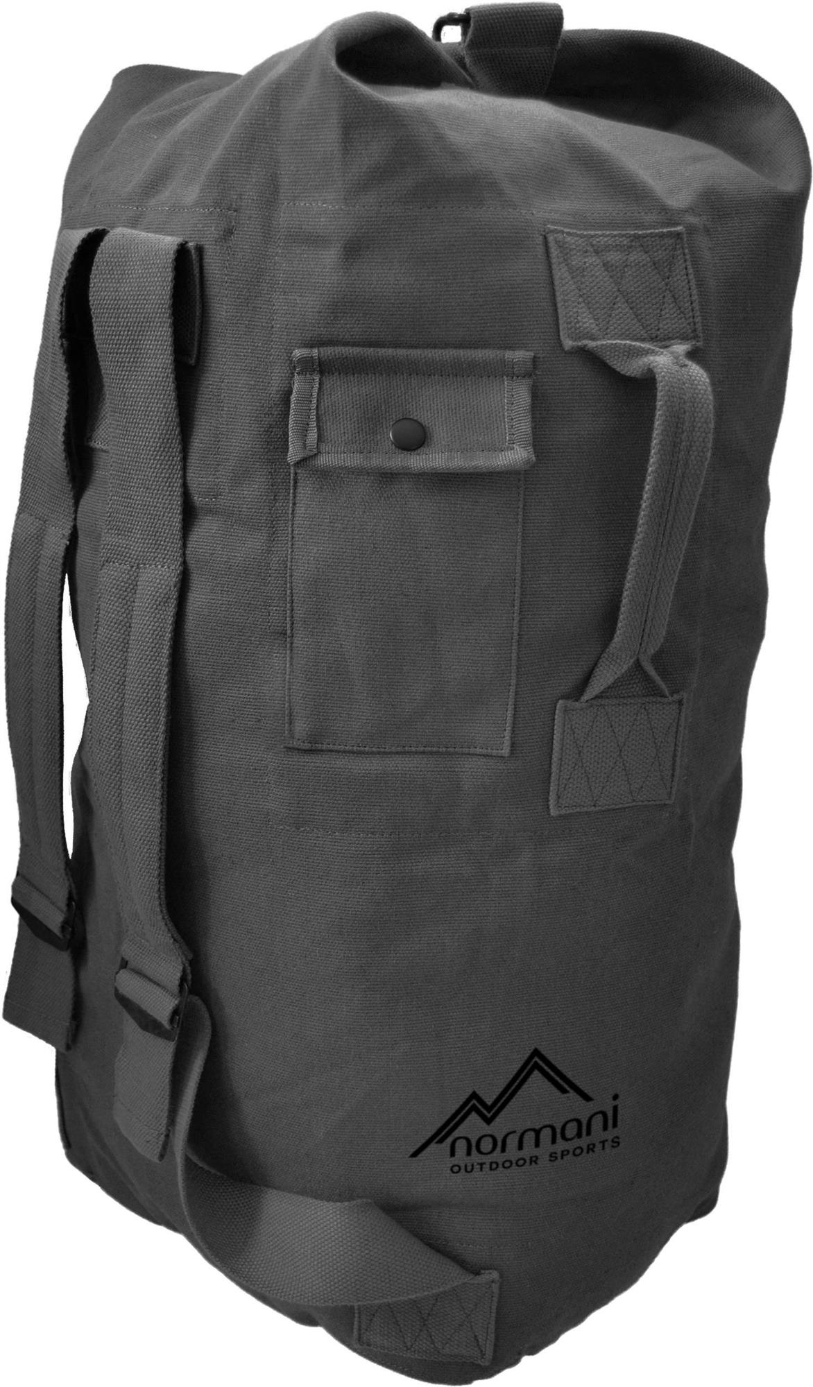 US Seesack Canvas Doppelgurt BW Rucksack -20 / 30 / 50 / 90 Liter Transportsack - Bild 17 von 33