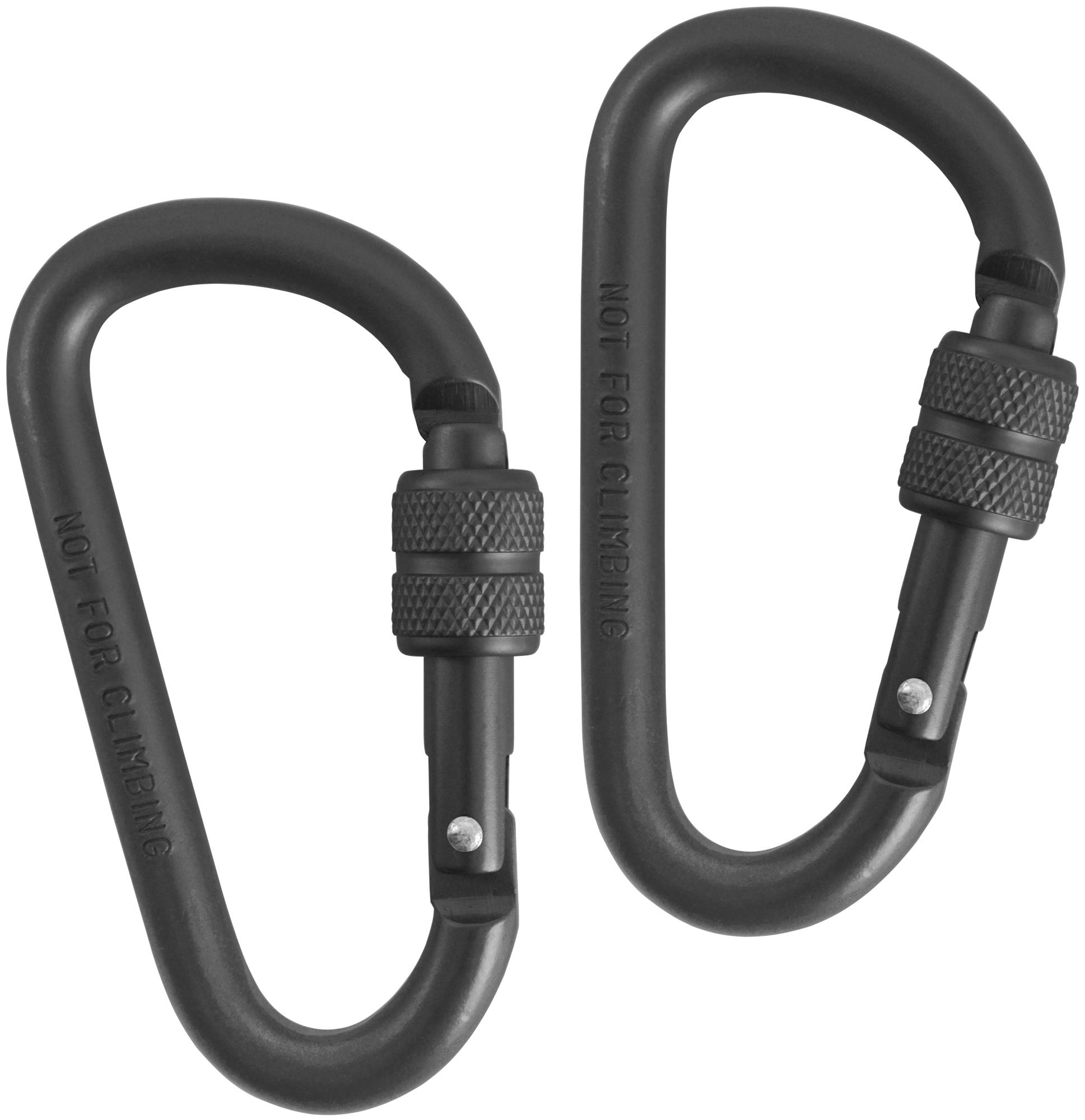 Karabiner mit Schraubverschluss 2er Set, Outdoor Set, nicht zum Klettern! - Bild 2 von 5