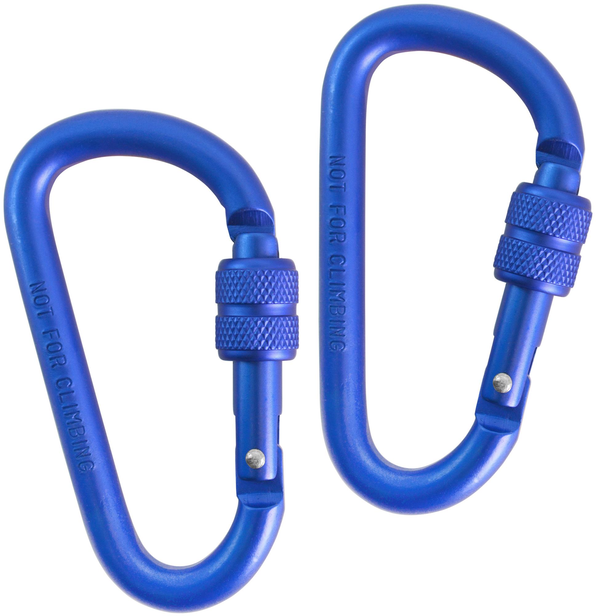 Karabiner mit Schraubverschluss 2er Set, Outdoor Set, nicht zum Klettern! - Bild 5 von 5
