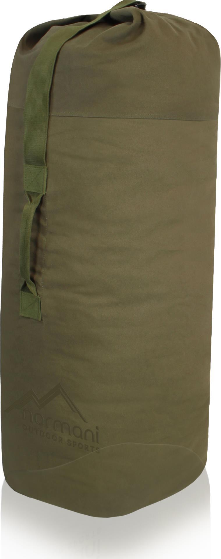 XXL US Canvas Seesack 140 Liter Duffle Bag Reisetasche mit Metallverschluss - Bild 2 von 5