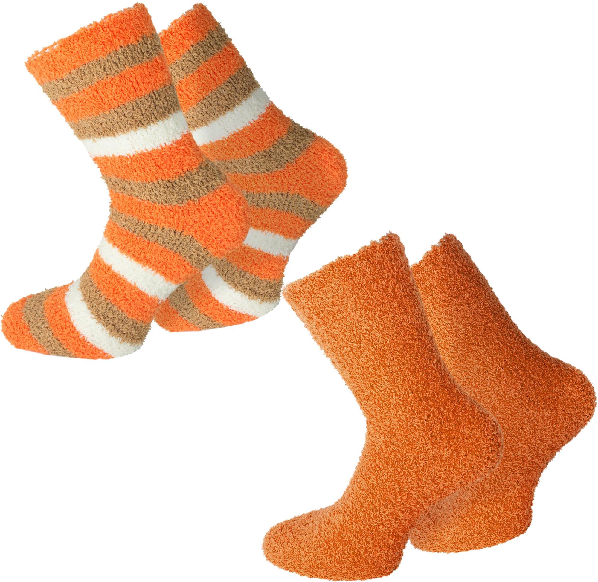 2 Paar Kuschelsocken – Bunte Ringel, Weich, Wärmend & Flauschig - Bild 14 von 16
