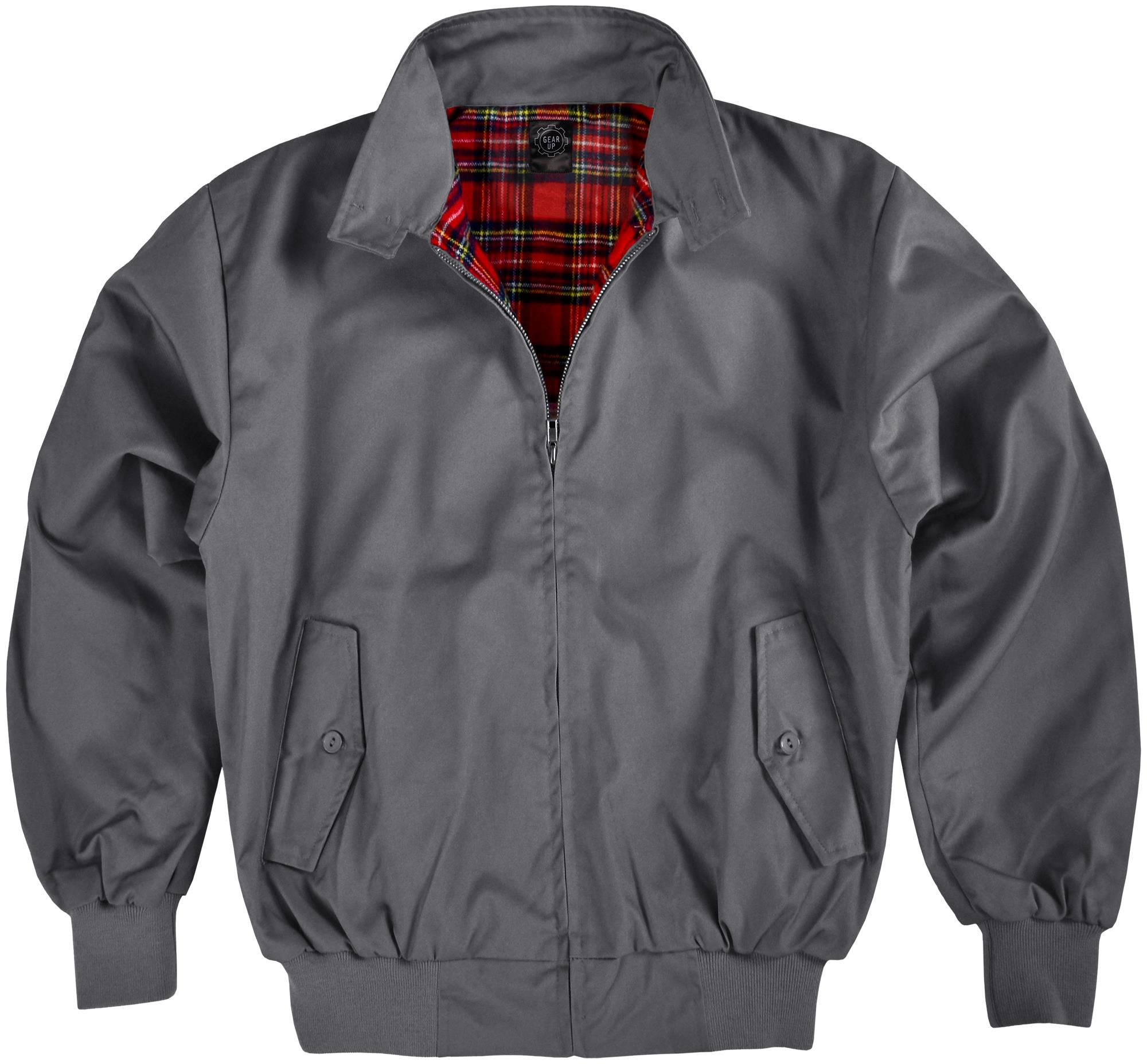 Original Harrington Jacke UK English Blouson Style Karofutter S-5XL in 12 Farben