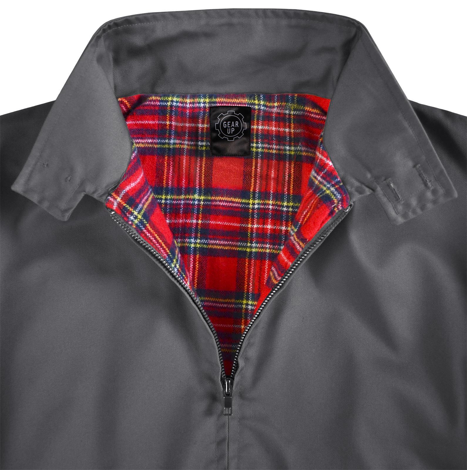 Original Harrington Jacke UK English Blouson Style Karofutter S-5XL in 12 Farben
