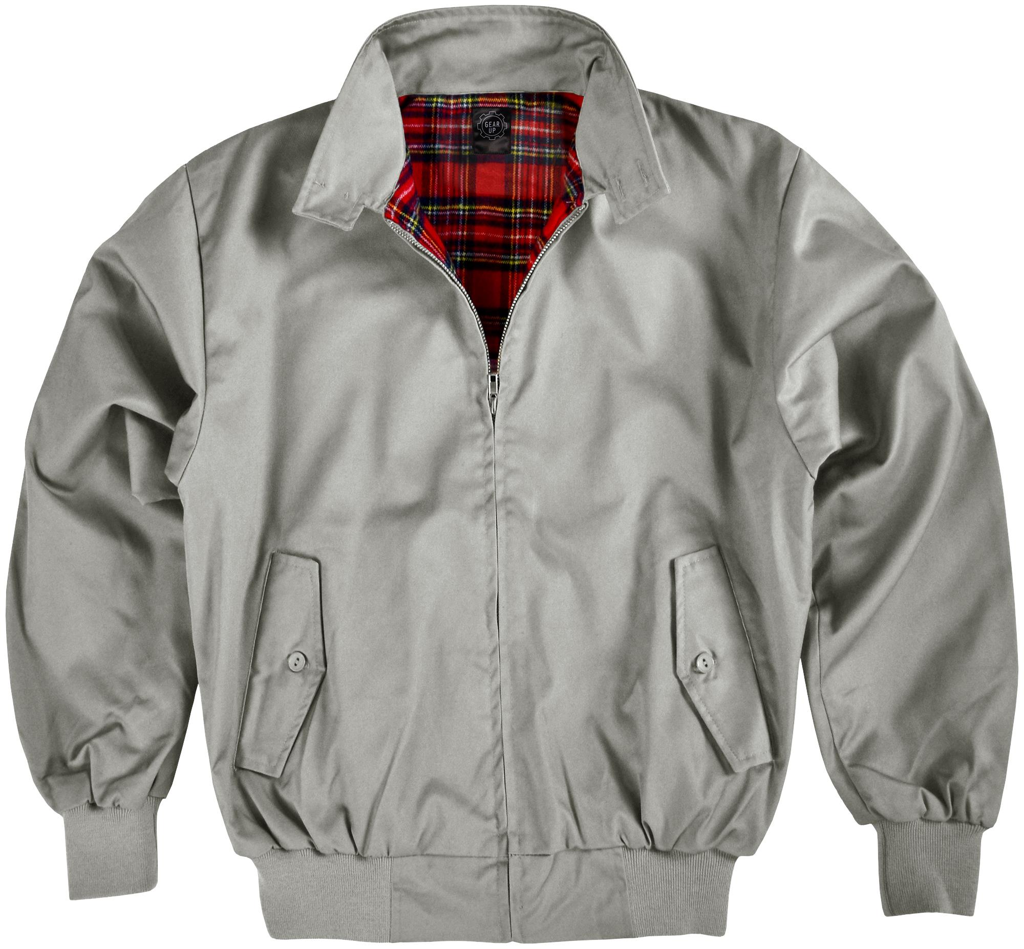 Original Harrington Jacke UK English Blouson Style Karofutter S-5XL in 12 Farben