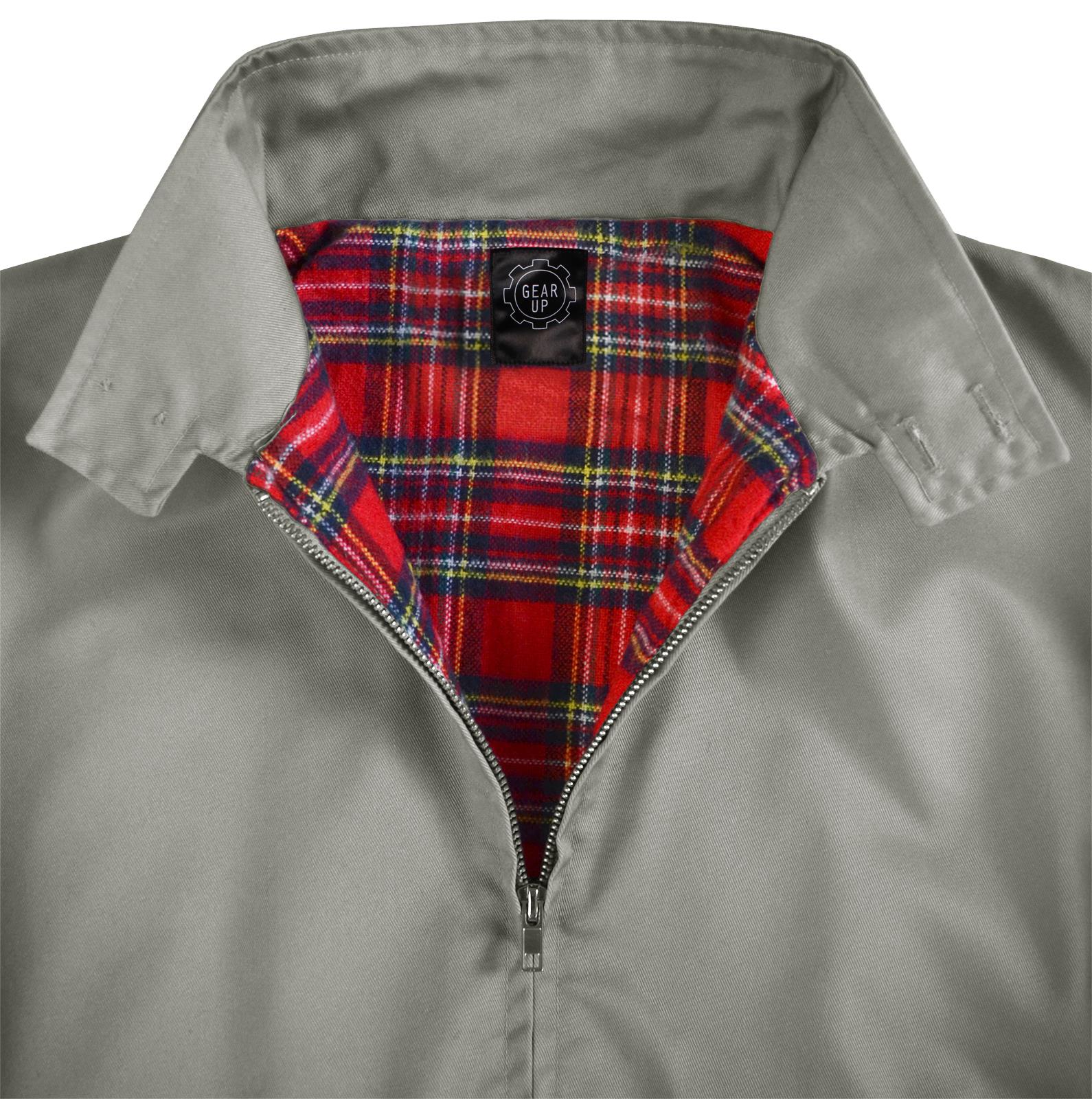 Original Harrington Jacke UK English Blouson Style Karofutter S-5XL in 12 Farben