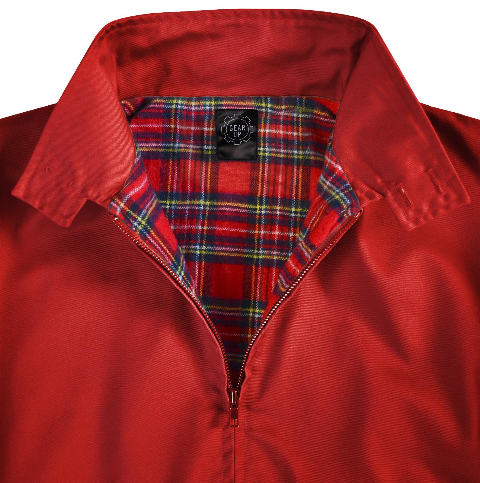 Original Harrington Jacke UK English Blouson Style Karofutter S-5XL in 12 Farben