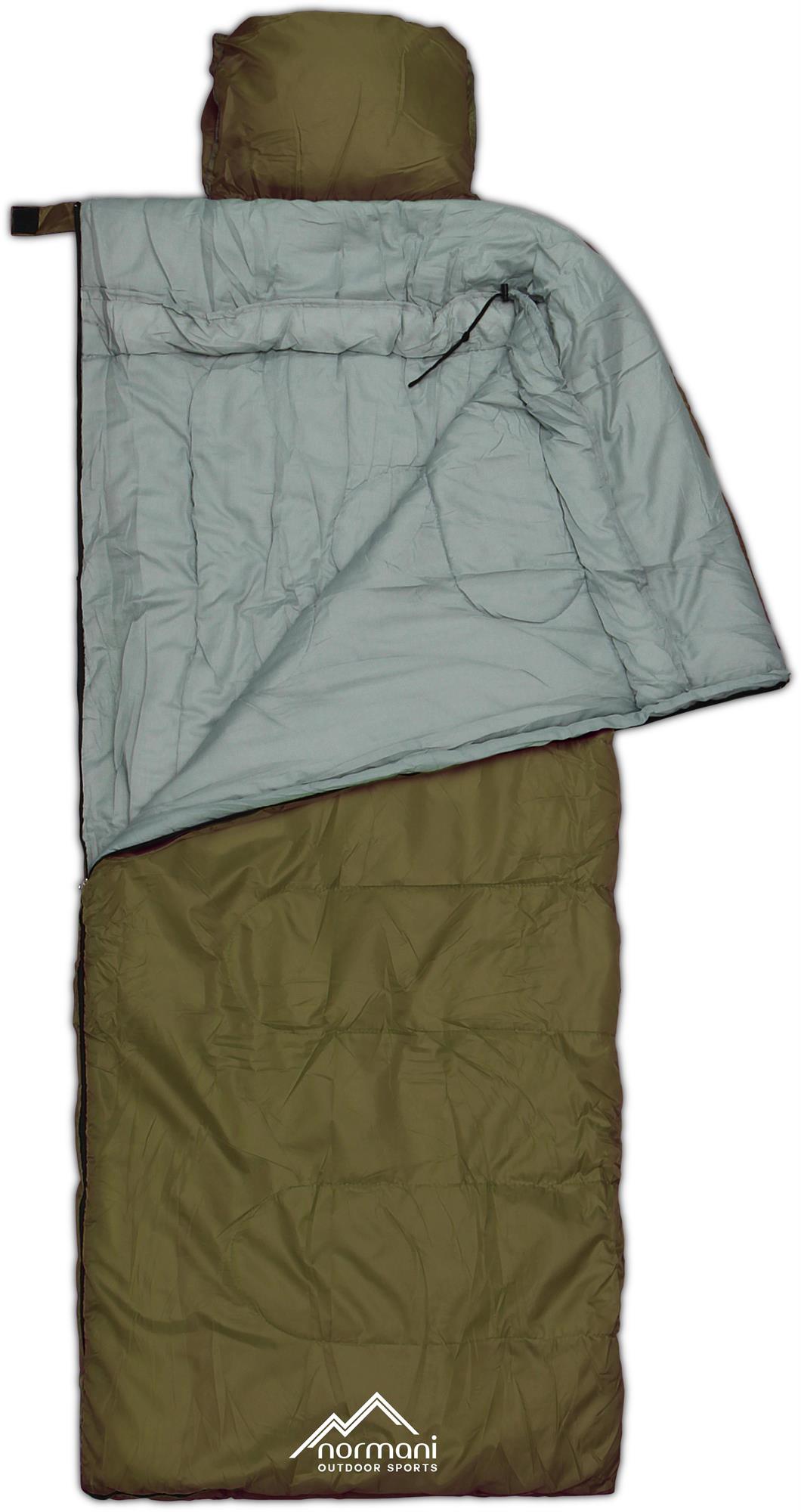 Miniaturansicht 10  - Pilotenschlafsack Deckenschlafsack eckig mit Kissen viele Farben 220 x 75 cm