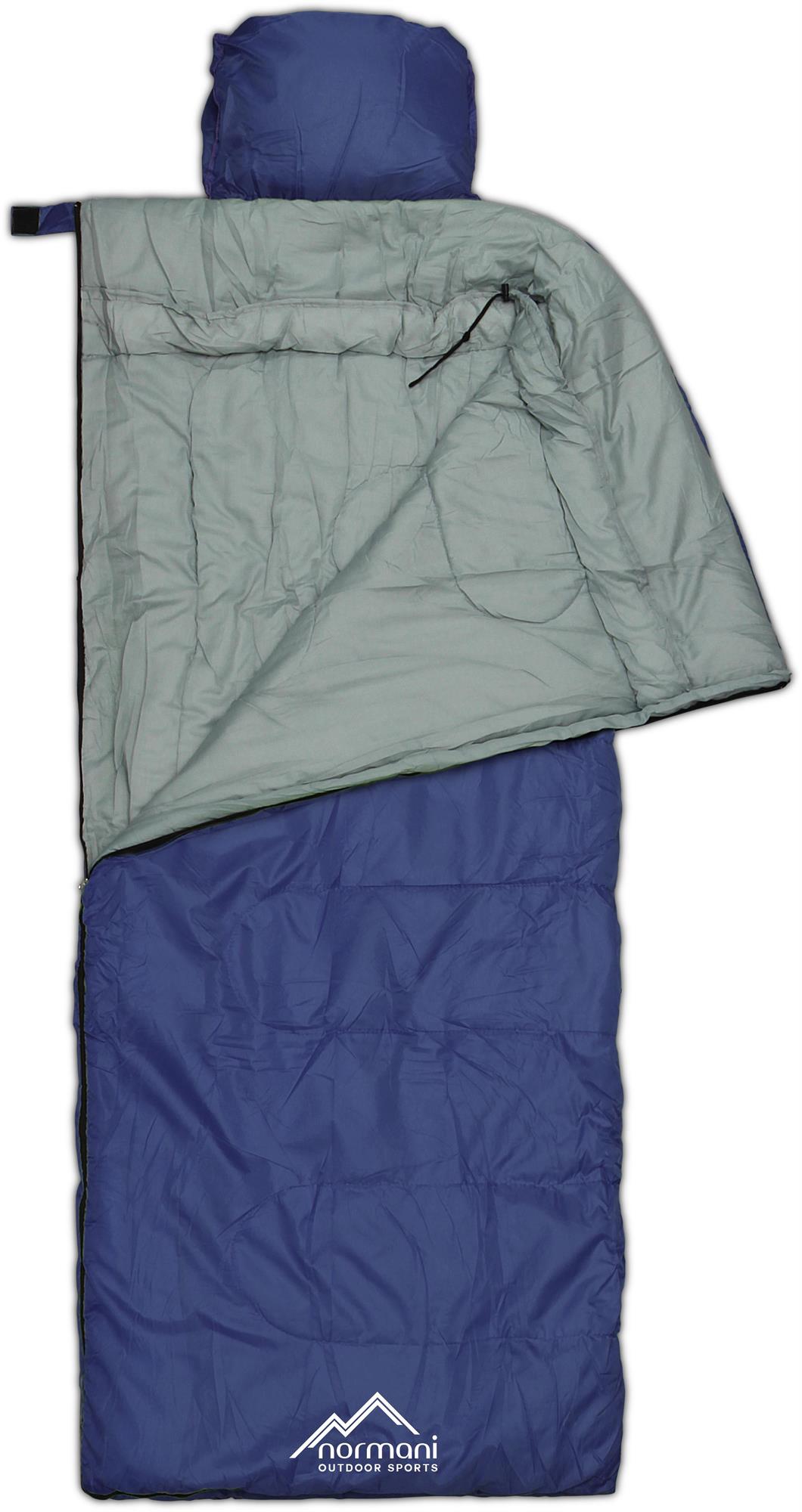 Miniaturansicht 17  - Pilotenschlafsack Deckenschlafsack eckig mit Kissen viele Farben 220 x 75 cm
