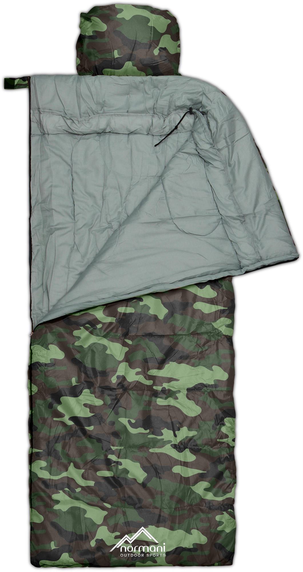 Miniaturansicht 24  - Pilotenschlafsack Deckenschlafsack eckig mit Kissen viele Farben 220 x 75 cm