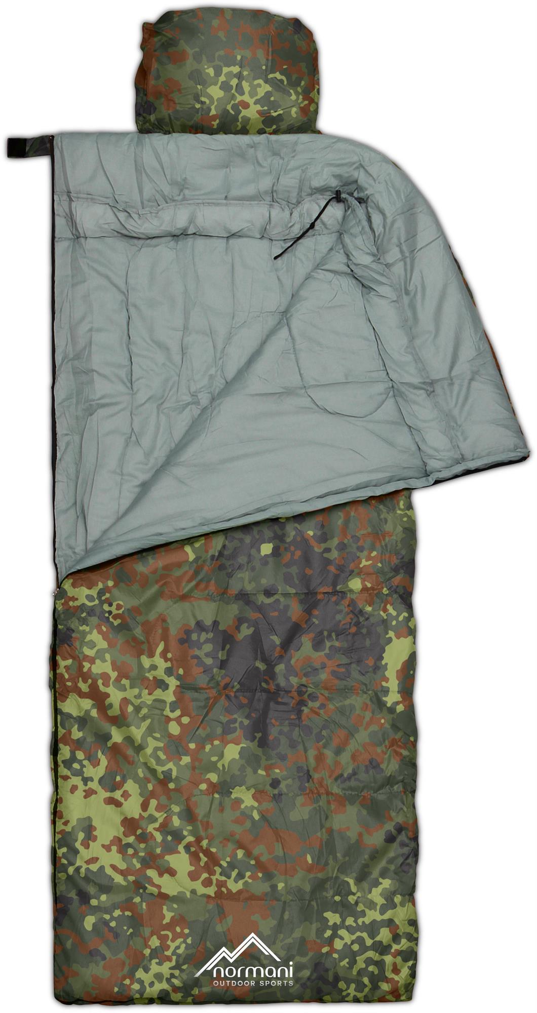 Miniaturansicht 31  - Pilotenschlafsack Deckenschlafsack eckig mit Kissen viele Farben 220 x 75 cm