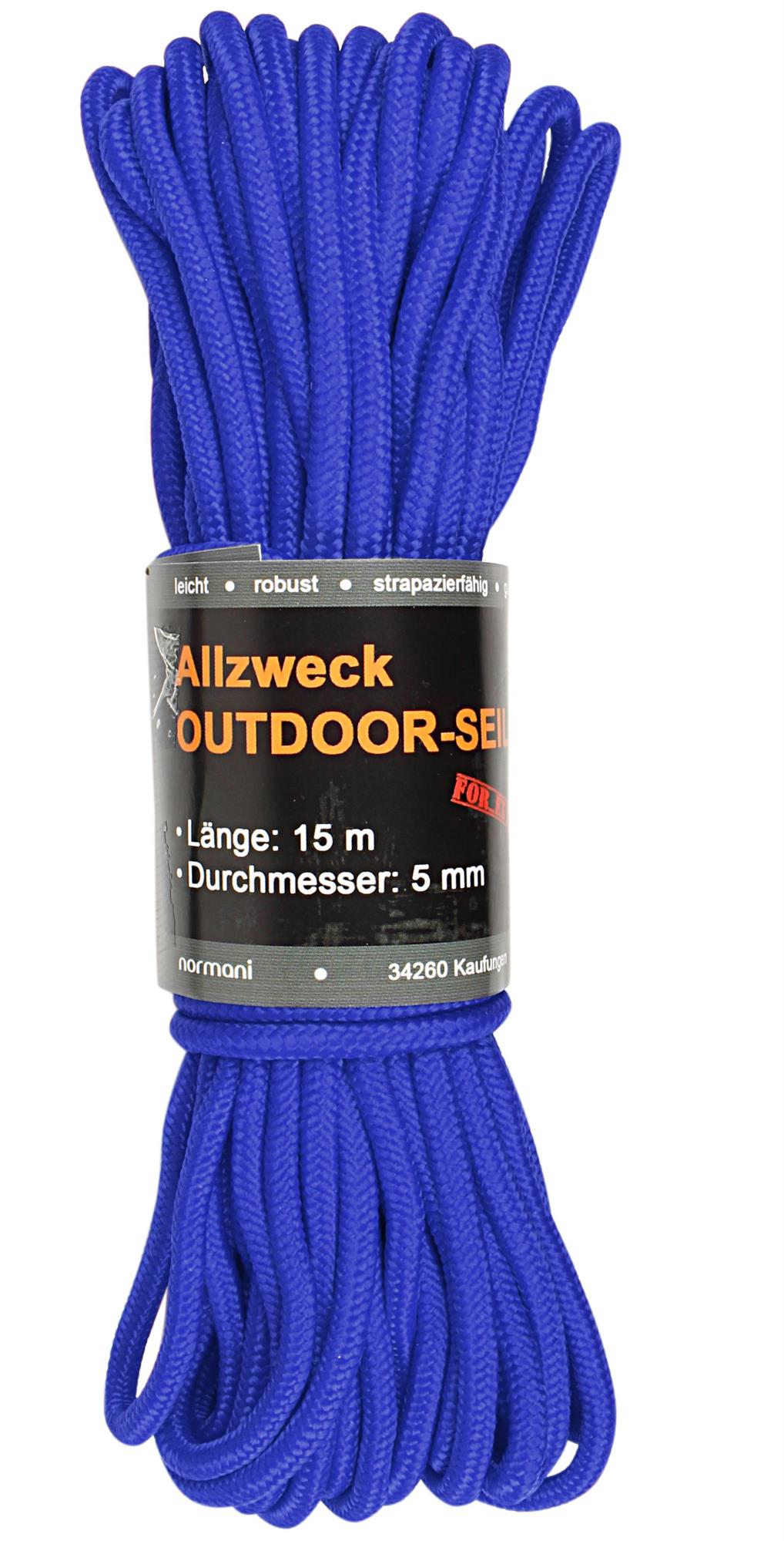 9 MM X 50 FT 15M SCHWARZ-DIENSTPROGRAMM PURLON PARA CORD NYLON-SEIL CAMPING WAND 