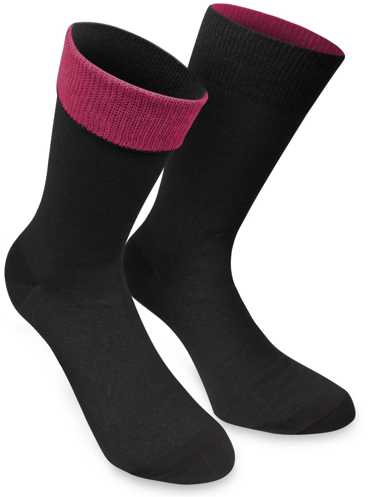 Bi-Color Socken mit farbig abgesetztem Bund | 4466E817 - Bild 6 von 30