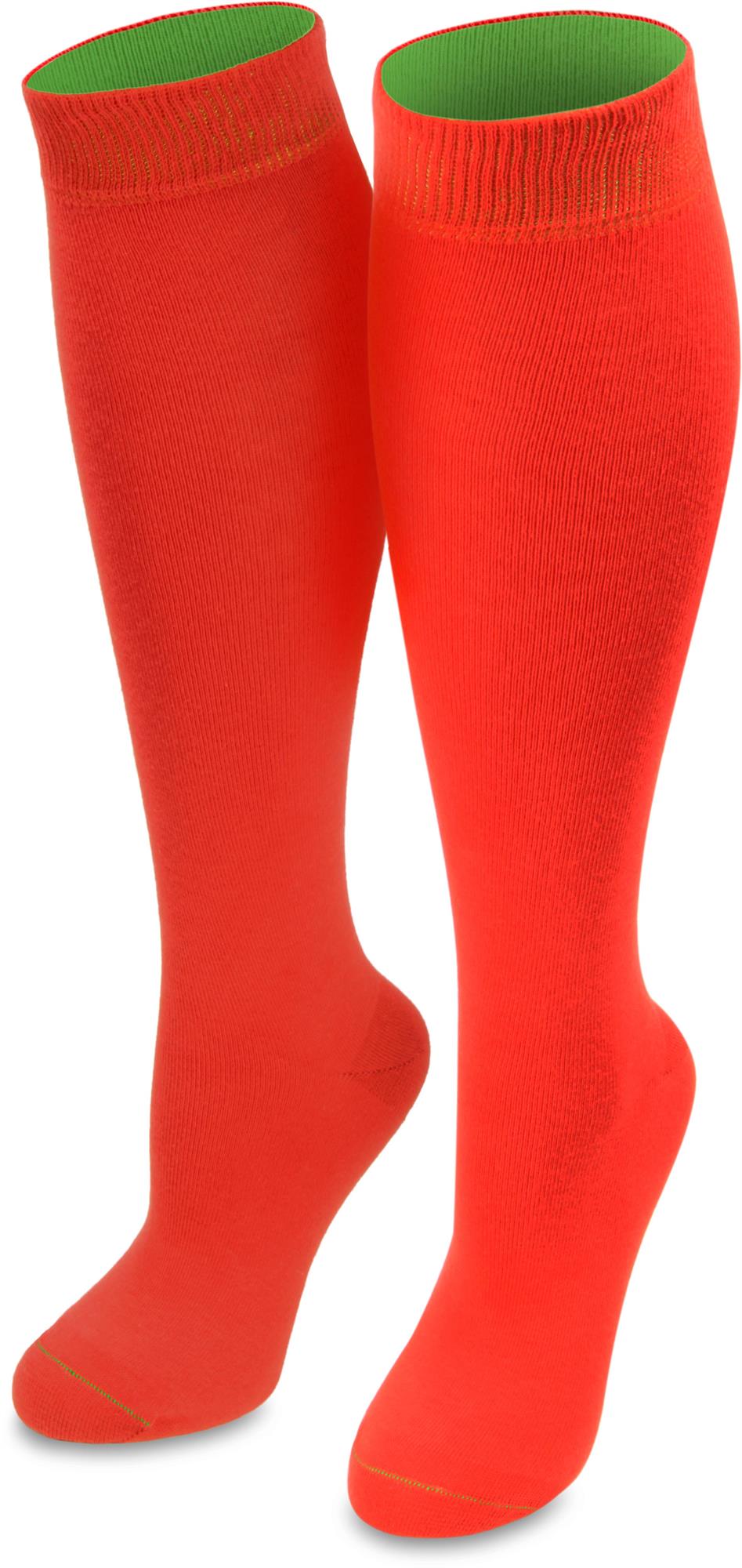 1 Paar Socken mit farbigem Bund und handgekettelter Spitze - Bild 32 von 43