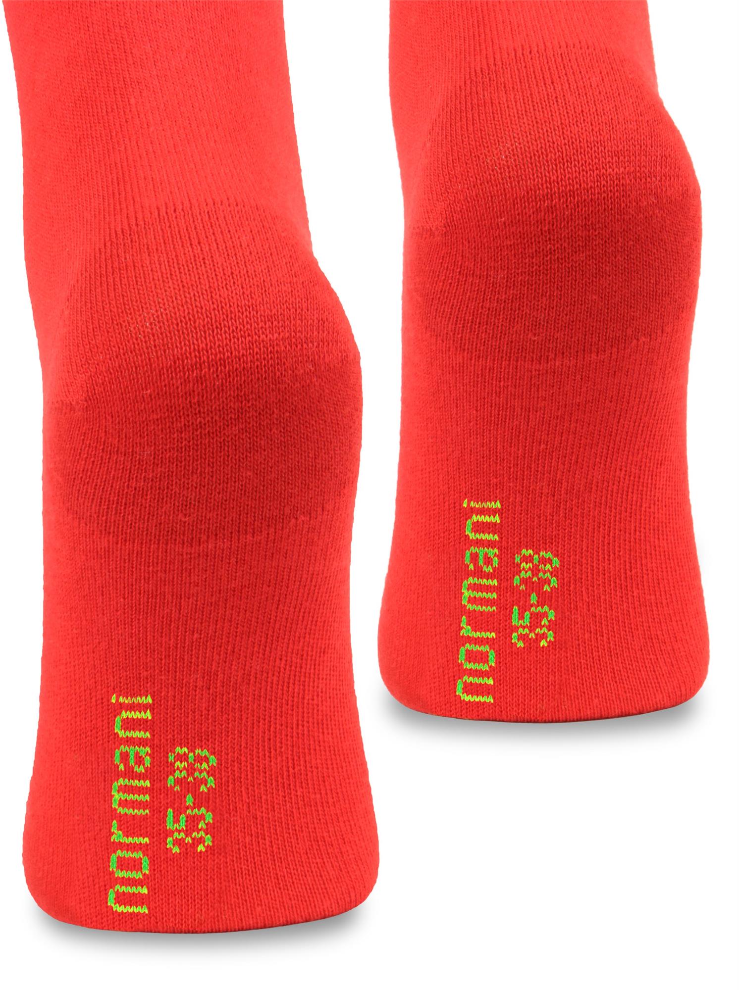 1 Paar Socken mit farbigem Bund und handgekettelter Spitze - Bild 34 von 43