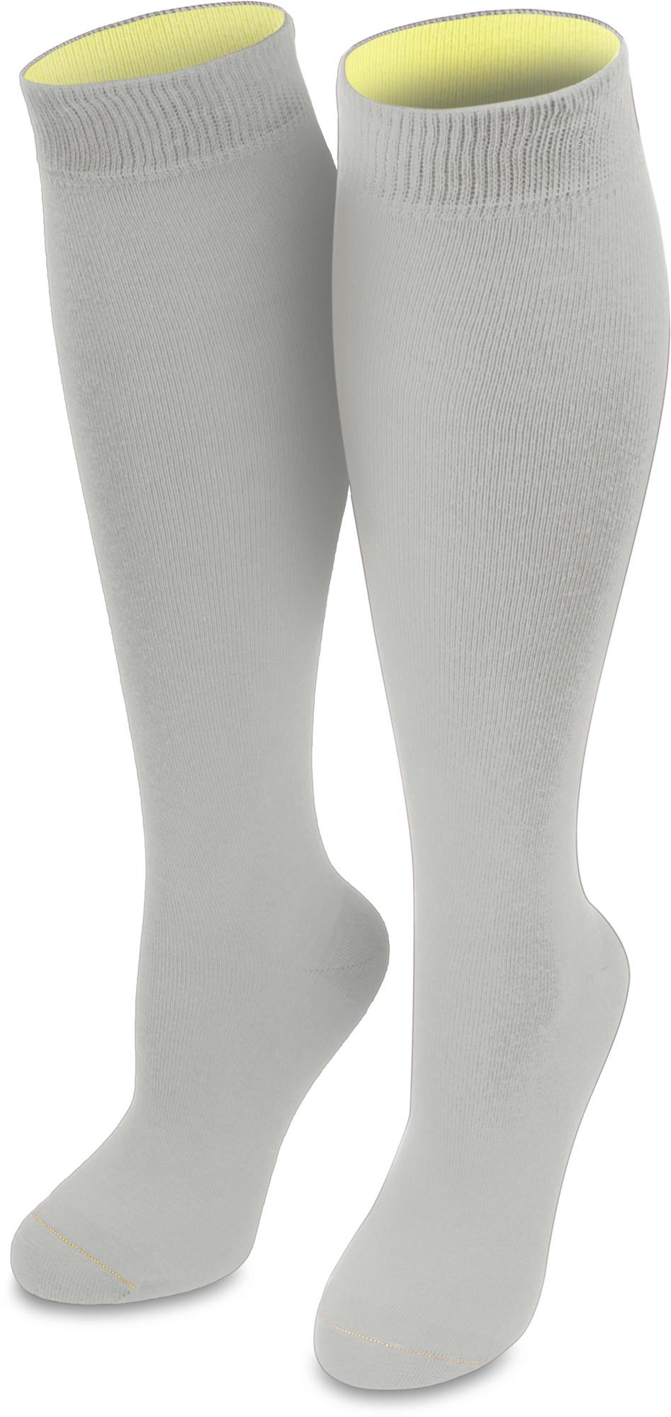 1 Paar Socken mit farbigem Bund und handgekettelter Spitze - Bild 38 von 43