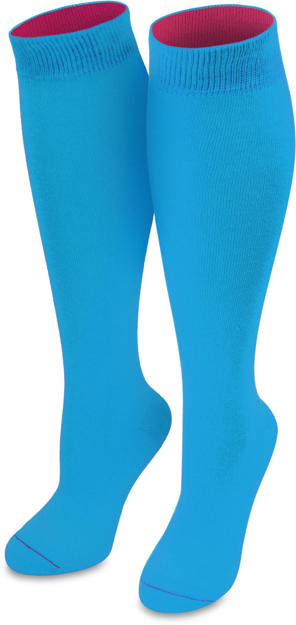 1 Paar Socken mit farbigem Bund und handgekettelter Spitze - Bild 41 von 43