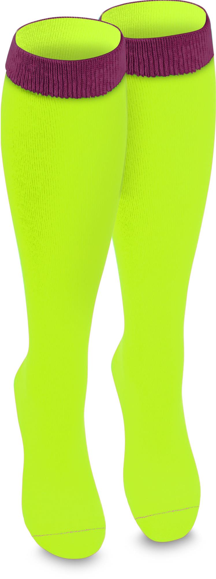 1 Paar Socken mit farbigem Bund und handgekettelter Spitze - Bild 18 von 43