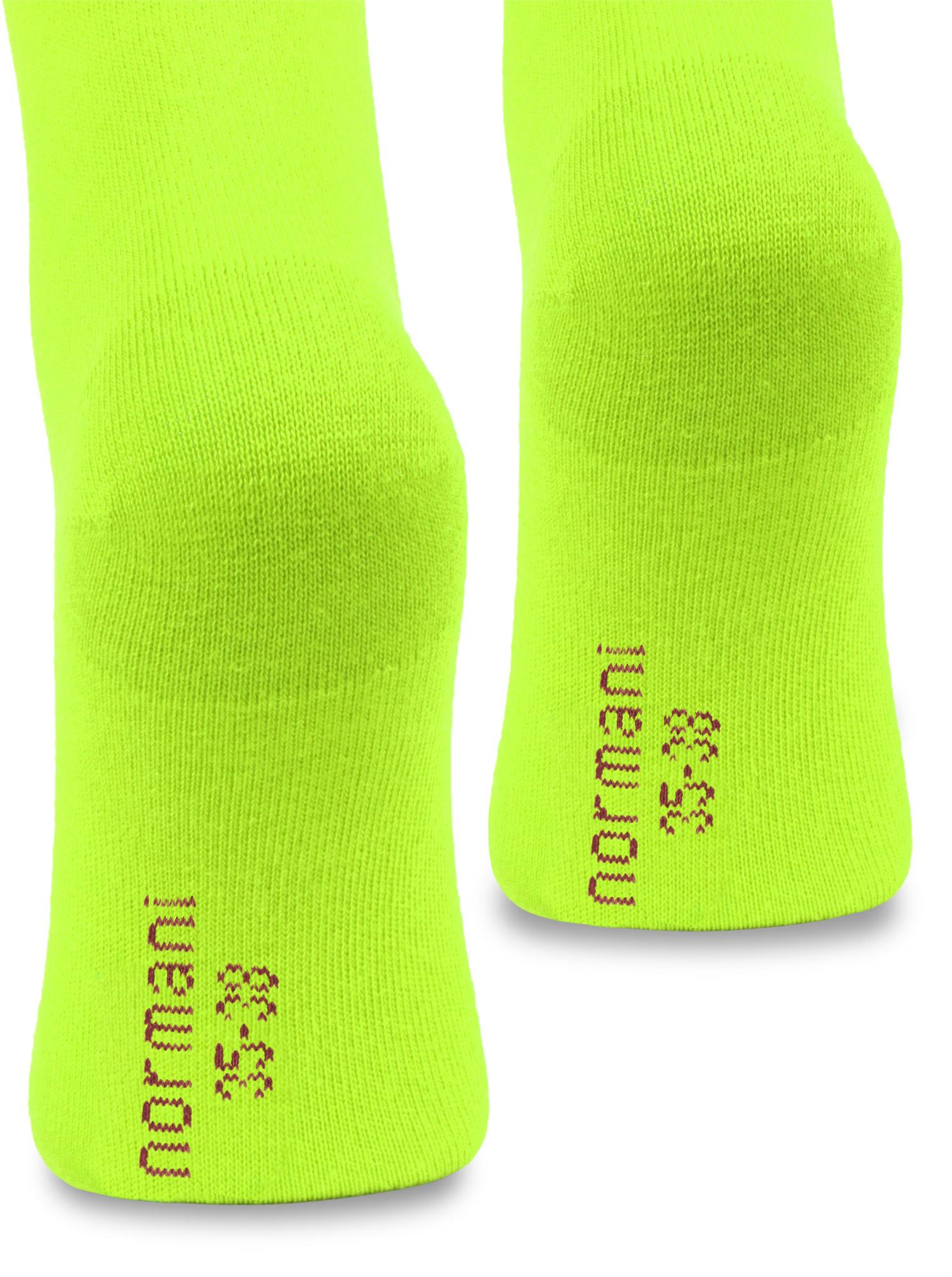 1 Paar Socken mit farbigem Bund und handgekettelter Spitze - Bild 19 von 43