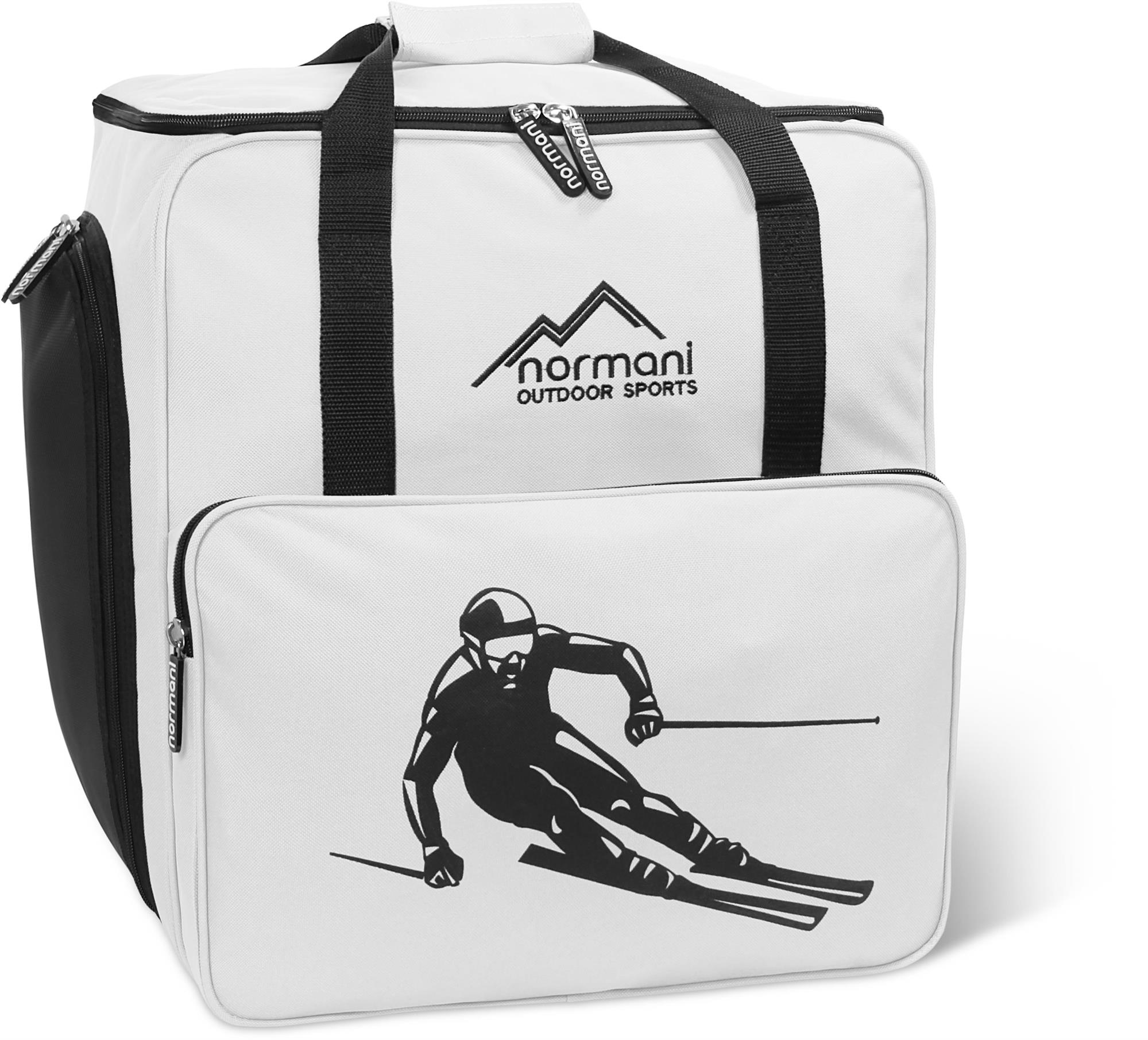 Skischuhtasche Skitasche mit separatem Helmfach und Rucksackfunktion Stiefelbag 