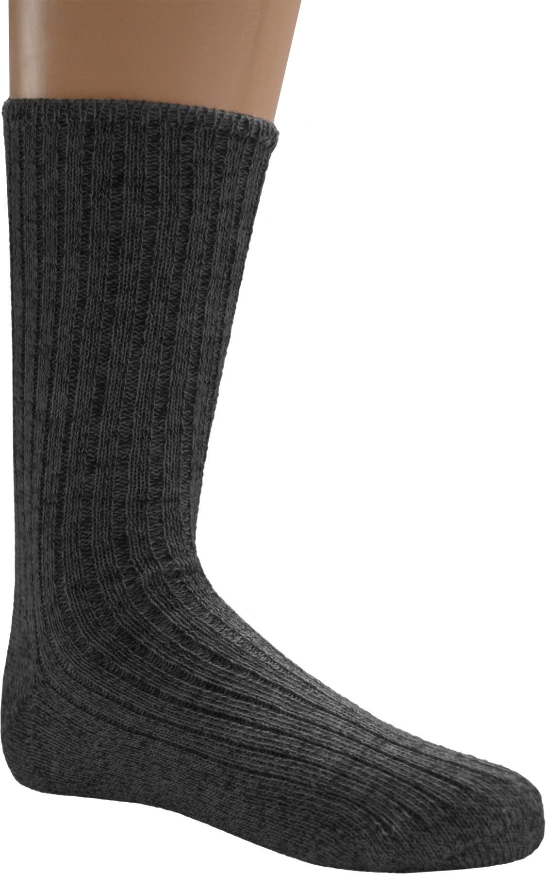 Warme Wintersocken aus 100% Schafwolle Plüschsohle, atmungsaktiv, geruchshemmend - Bild 12 von 17