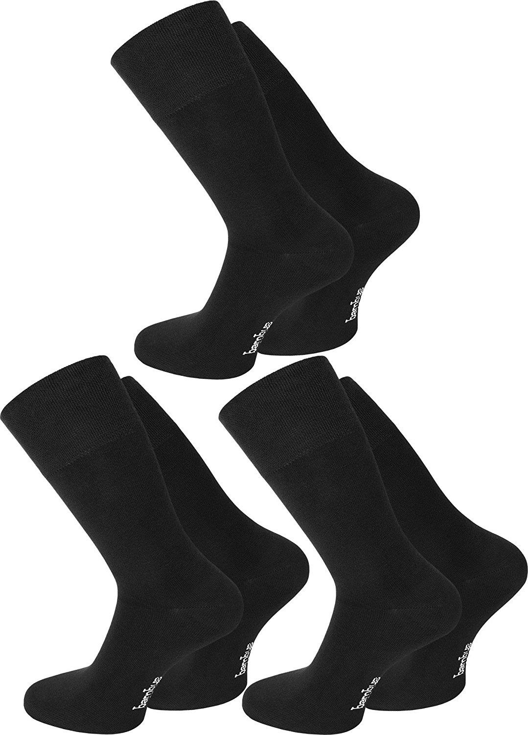 6Paar Bambus-Gesundheitssocken mit Frotteesohle Polsterung angenehmes Laufgefühl - Bild 3 von 6