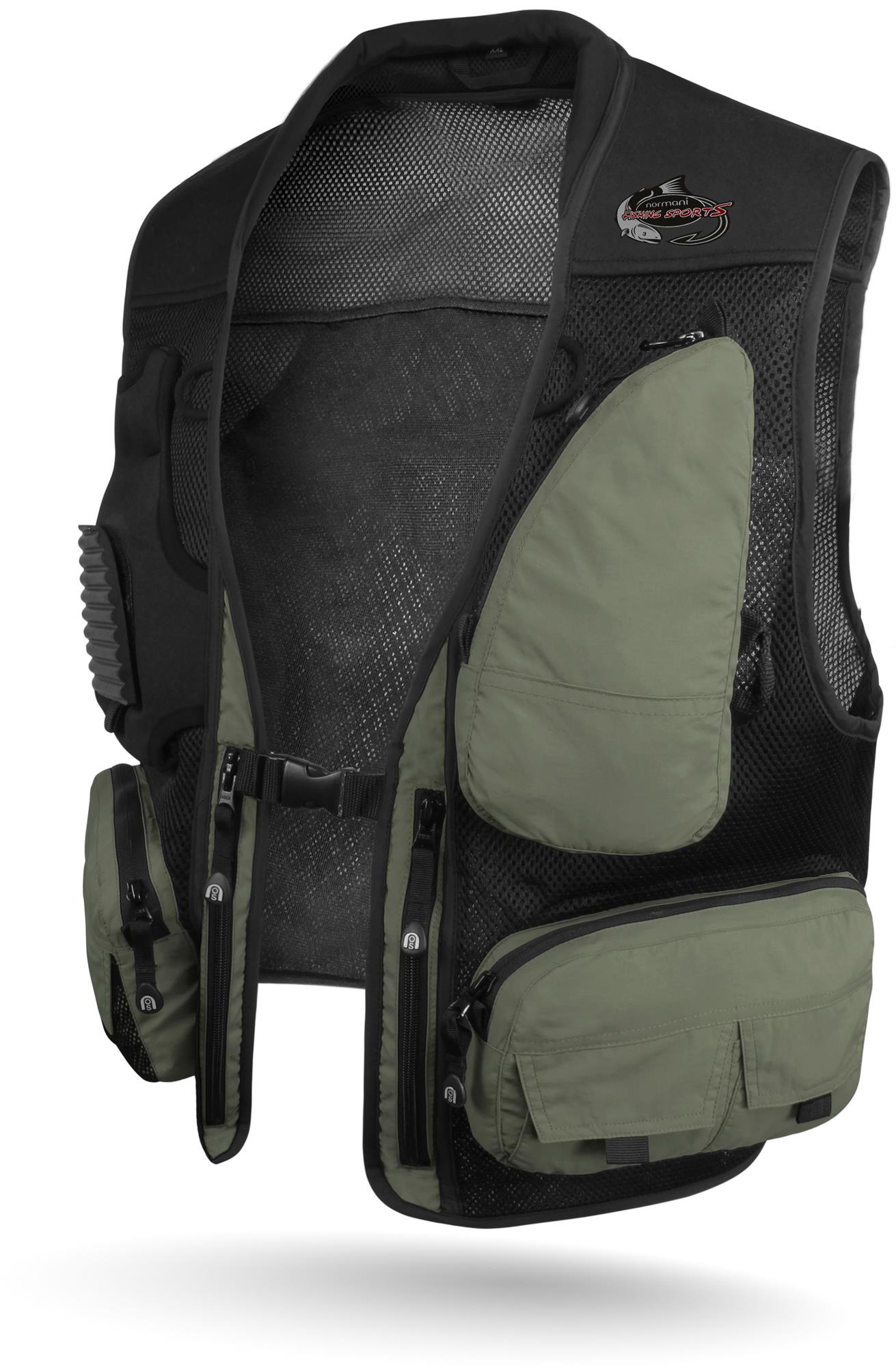 Anglerweste MultiPocket Jagd Fischer Outdoor QuickDry FlyPatch