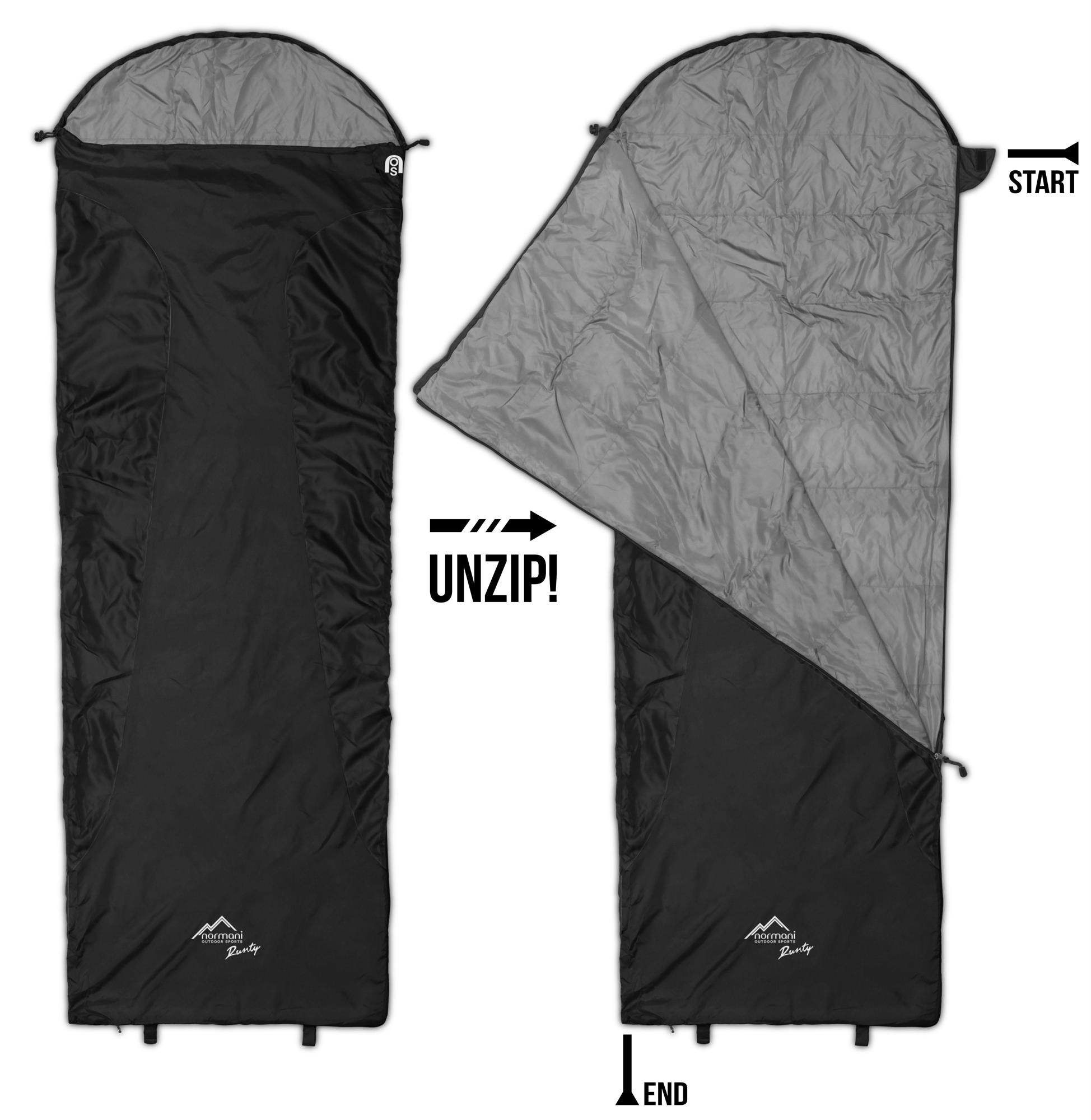 Ultra leichter Schlafsack kleines Packmaß Sommer - Camping Outdoor Decke Zelt