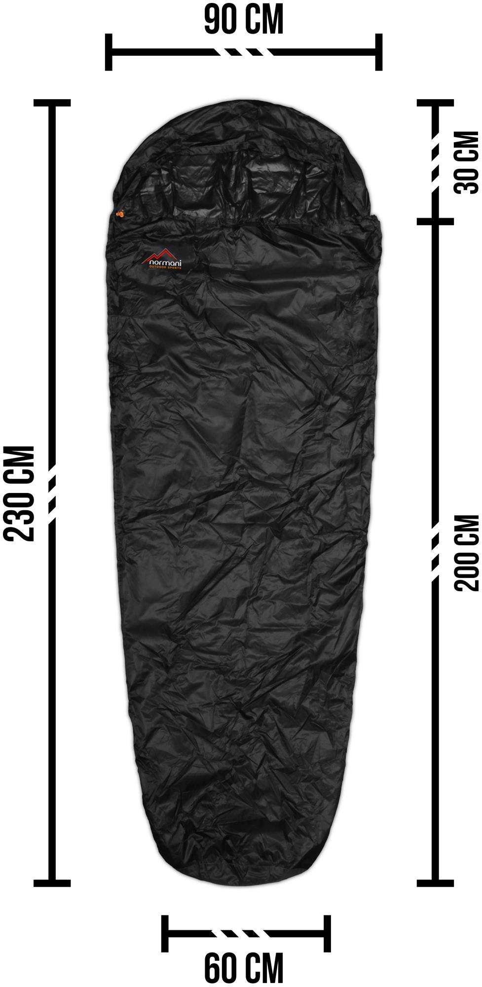 Schlafsacküberzug Biwaksack 100% Wind und wasserdicht RV Rechts oder Links wähl - Produktbild 1