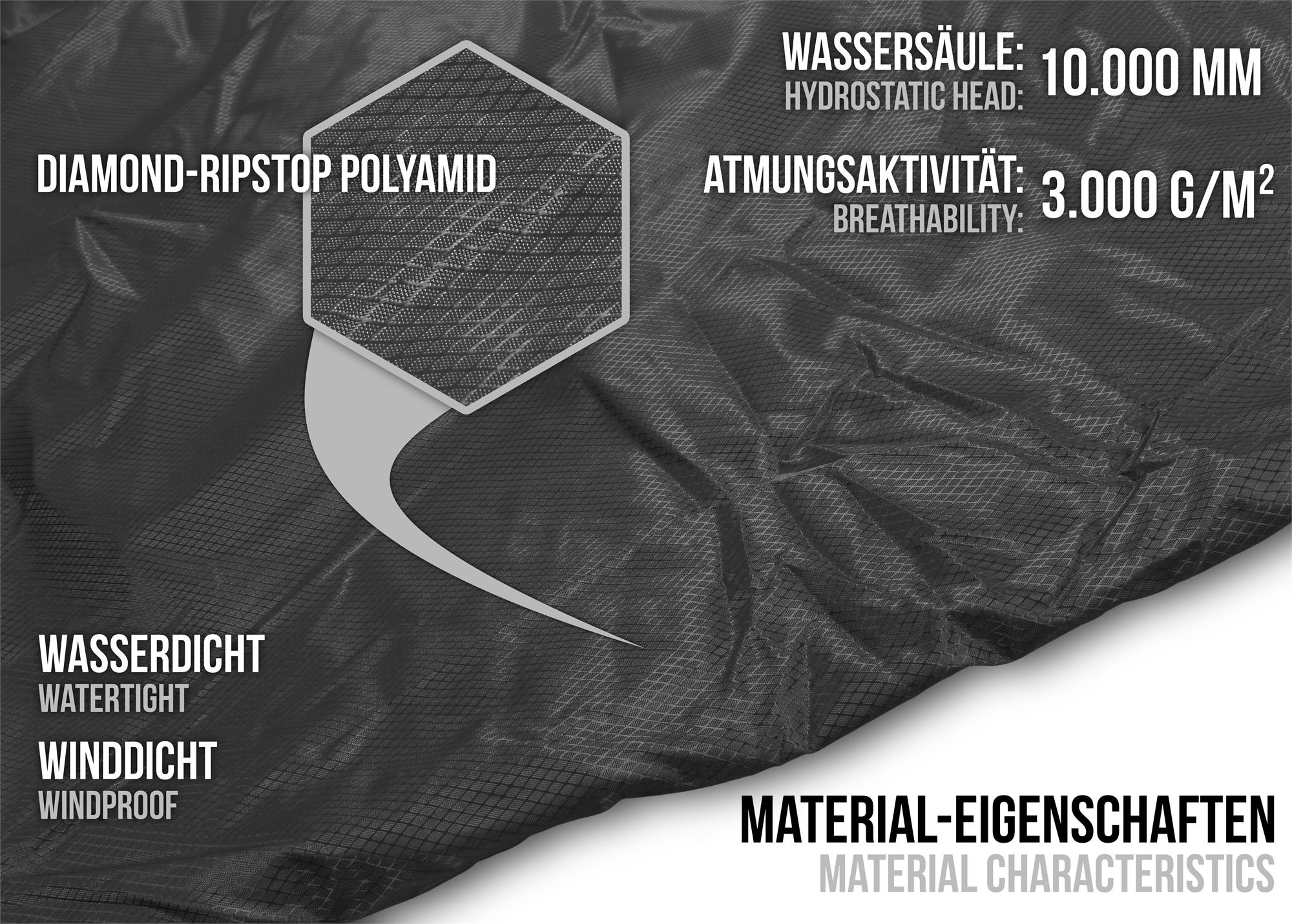 Schlafsacküberzug Biwaksack 100% Wind und wasserdicht RV Rechts oder Links wähl - Produktbild 3