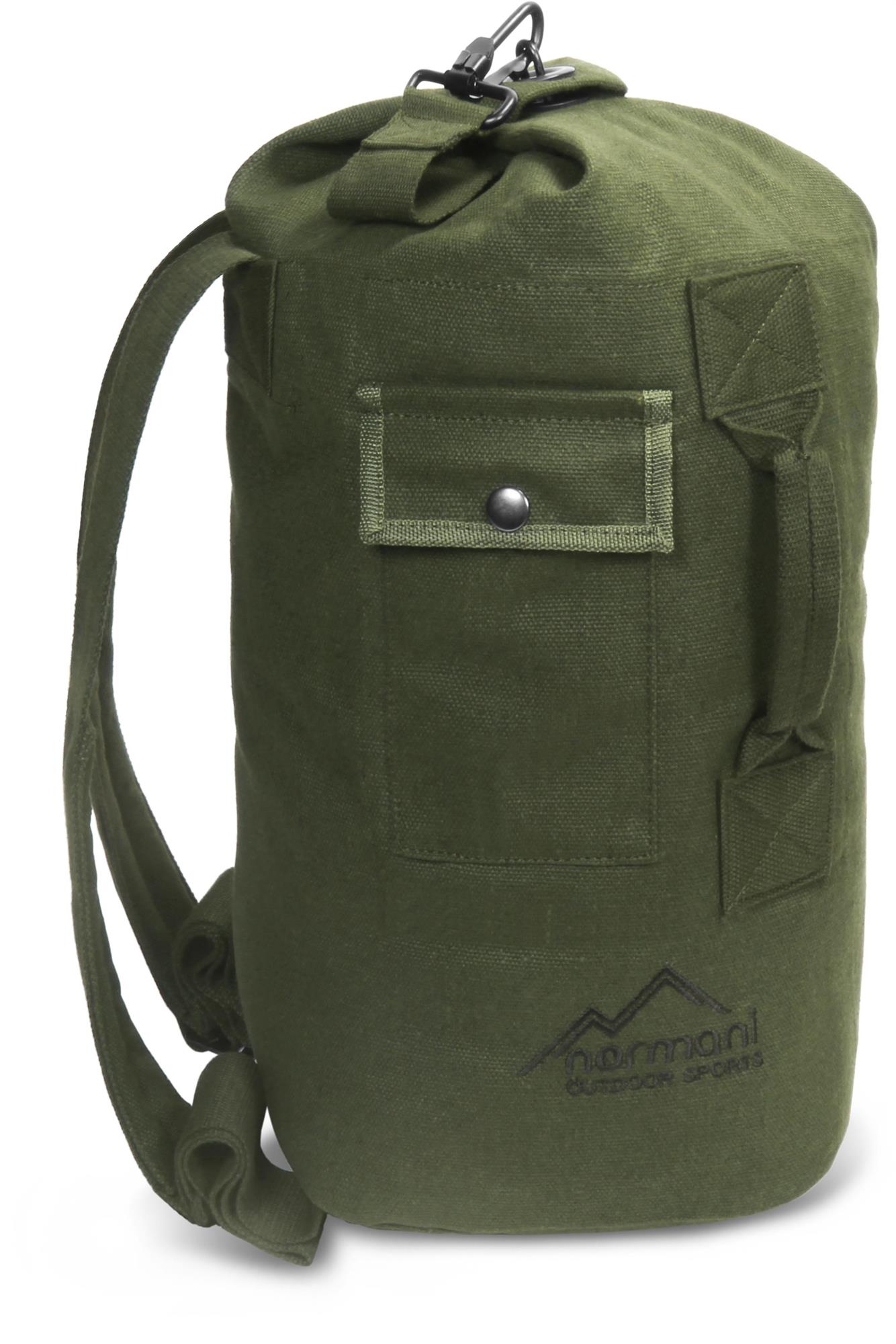Seesack Duffel Bag 20 Liter Canvas-Reiseseesack mit Doppelgurt Trockensack  - Bild 17 von 37